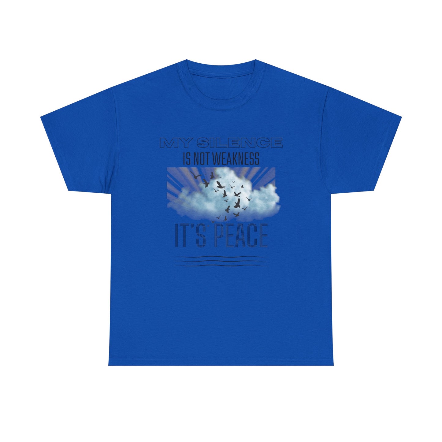Inspirational Male Graphic Tee, Motivational Shirt, Casual Wear, Gifts for Friends, Peaceful Message, Everyday Comfort