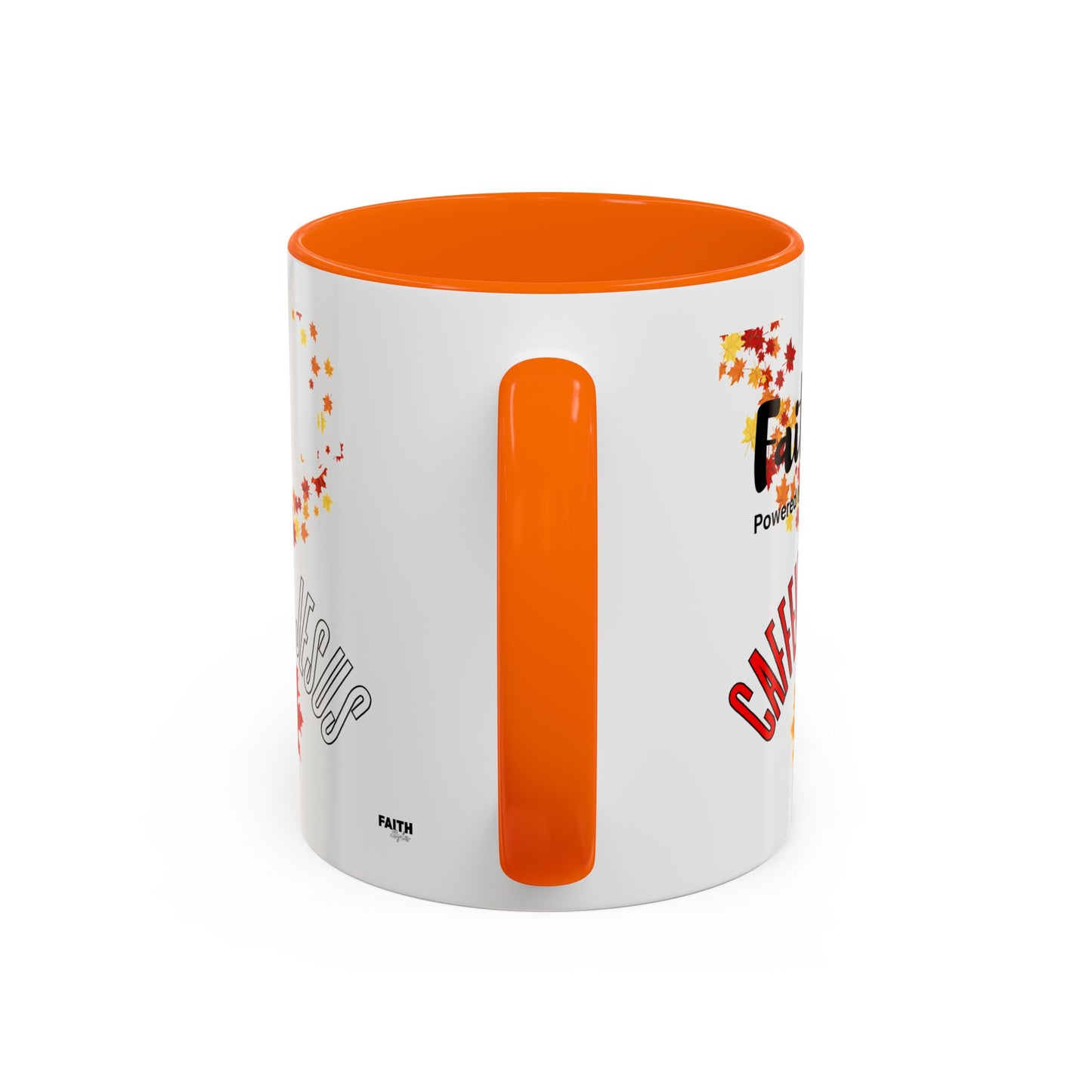 FaithStyles Faith & Caffeine Fall Coffee Mug | Perfect for Autumn Lovers, Thanksgiving Gift, Religious Coffee Cup, Inspirational Drinkware, Cozy Vibes