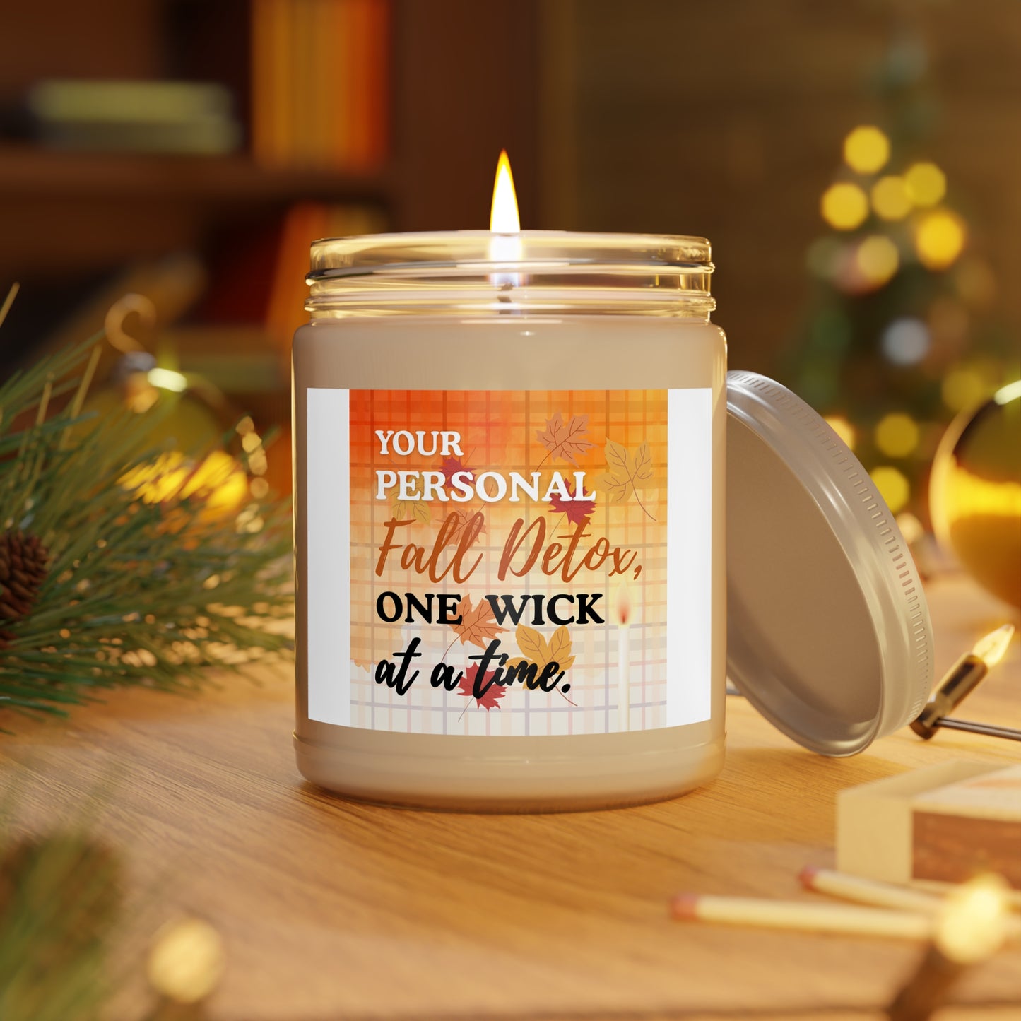 Scented Soy Candles, Cozy Home Decor, Fall Aromatherapy, Relaxing Gift Idea, Autumn Candle Collection