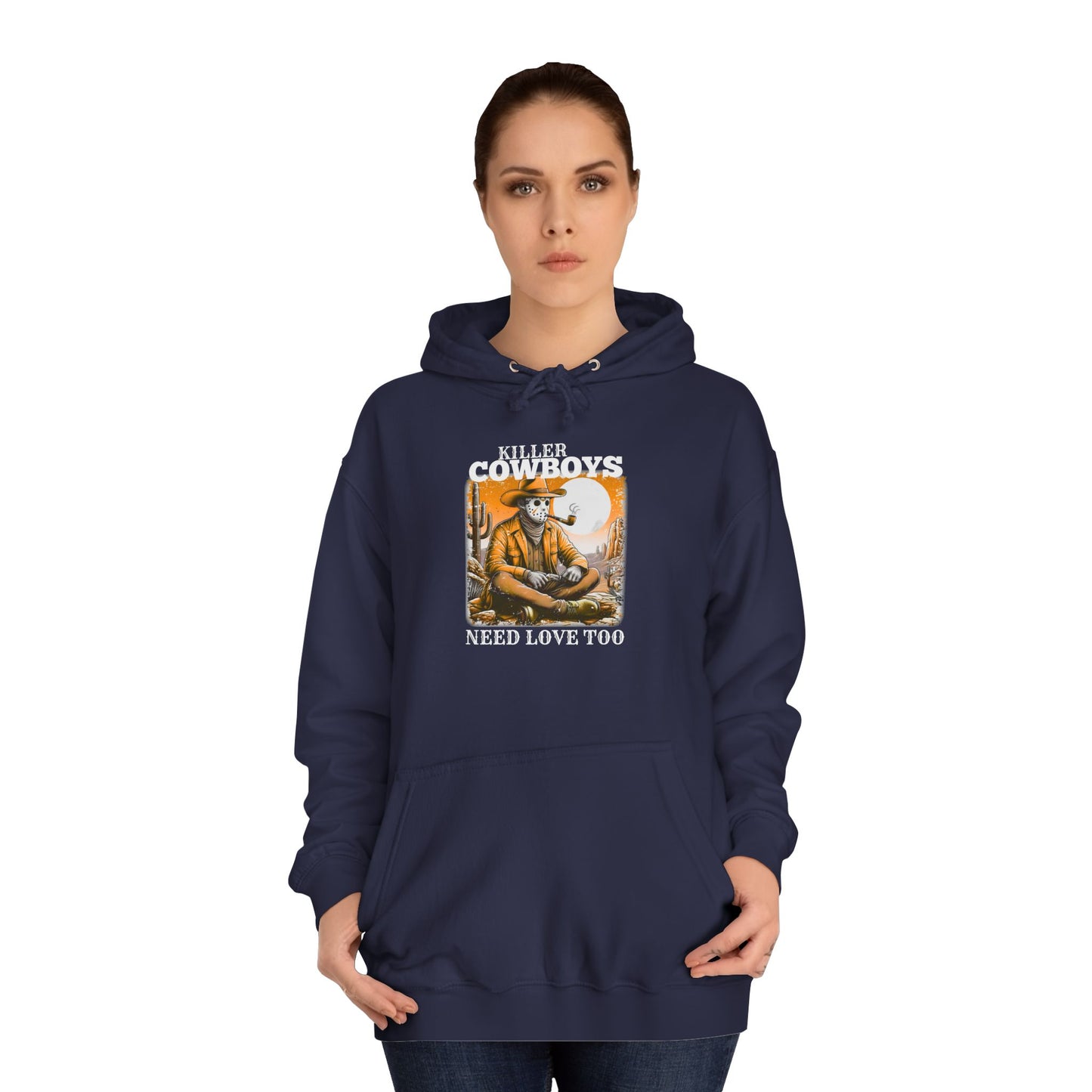 Unisex College Hoodie, Killer Cowboys