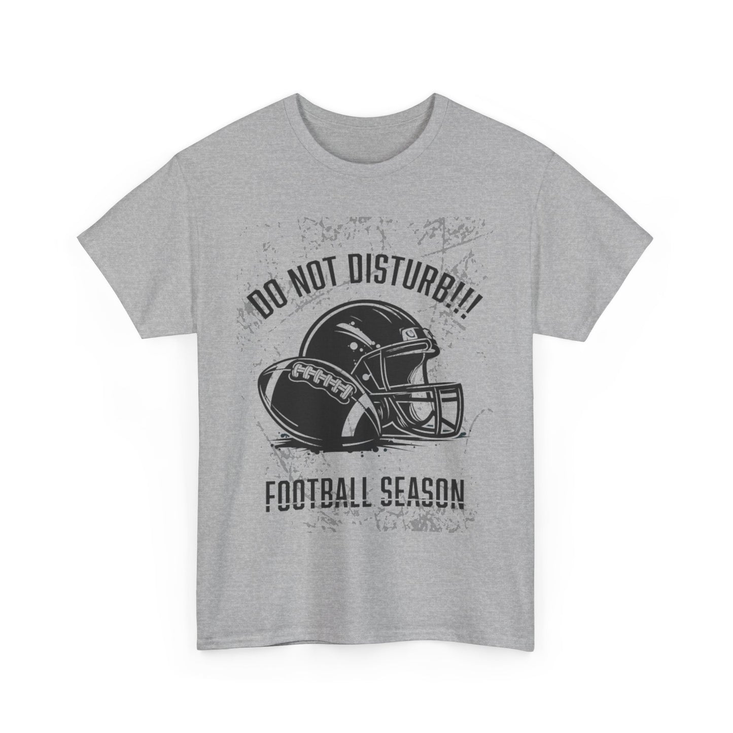 Football Season Do Not Disturb Tee, Male's Cotton Shirt, Sports Fan Gift, Game Day Apparel, Casual Wear, Football Lovers