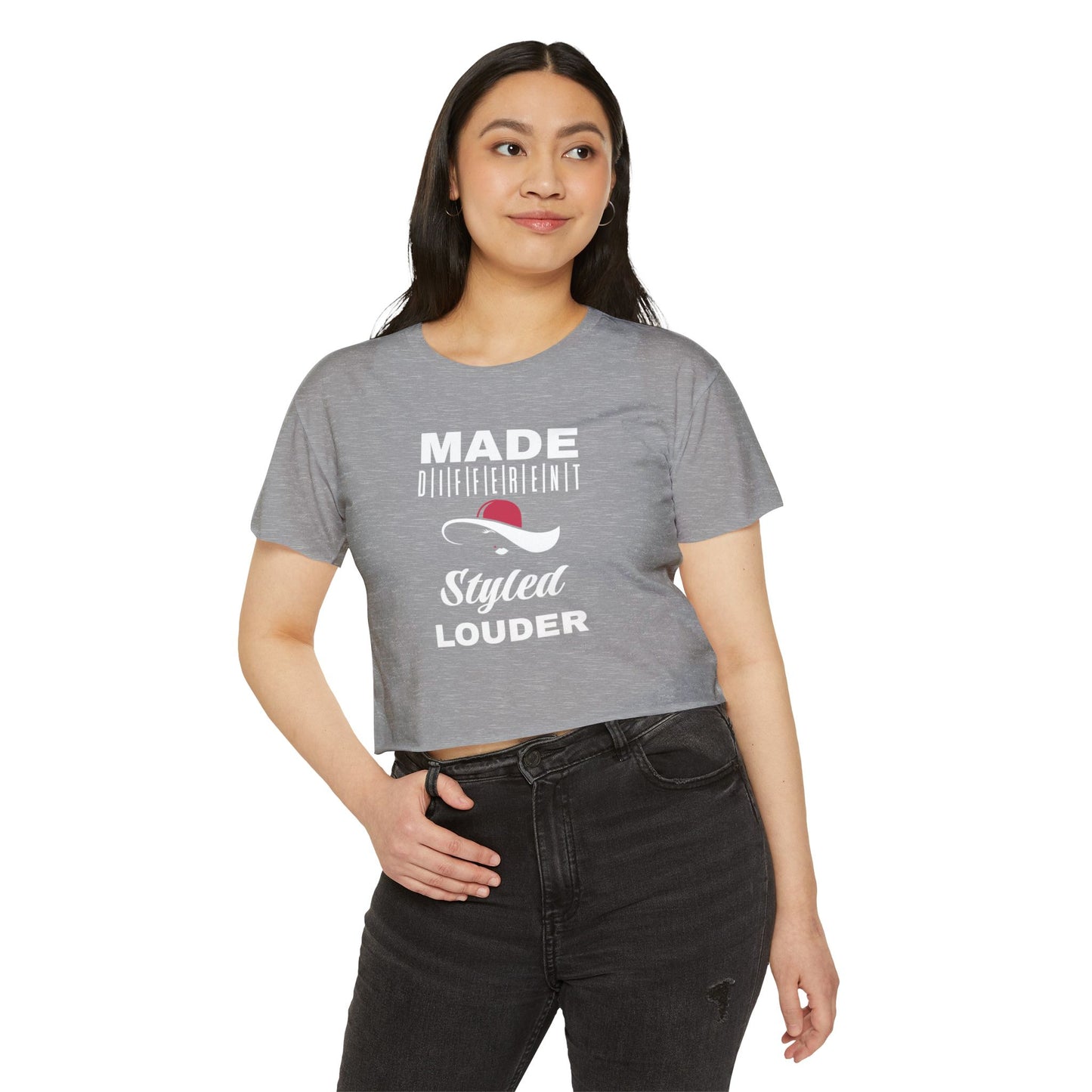 Made Different Women's Festival Crop Top - Boho Chic, Summer Vibes, Music Festival Shirt, Casual Wear, Gift for Her