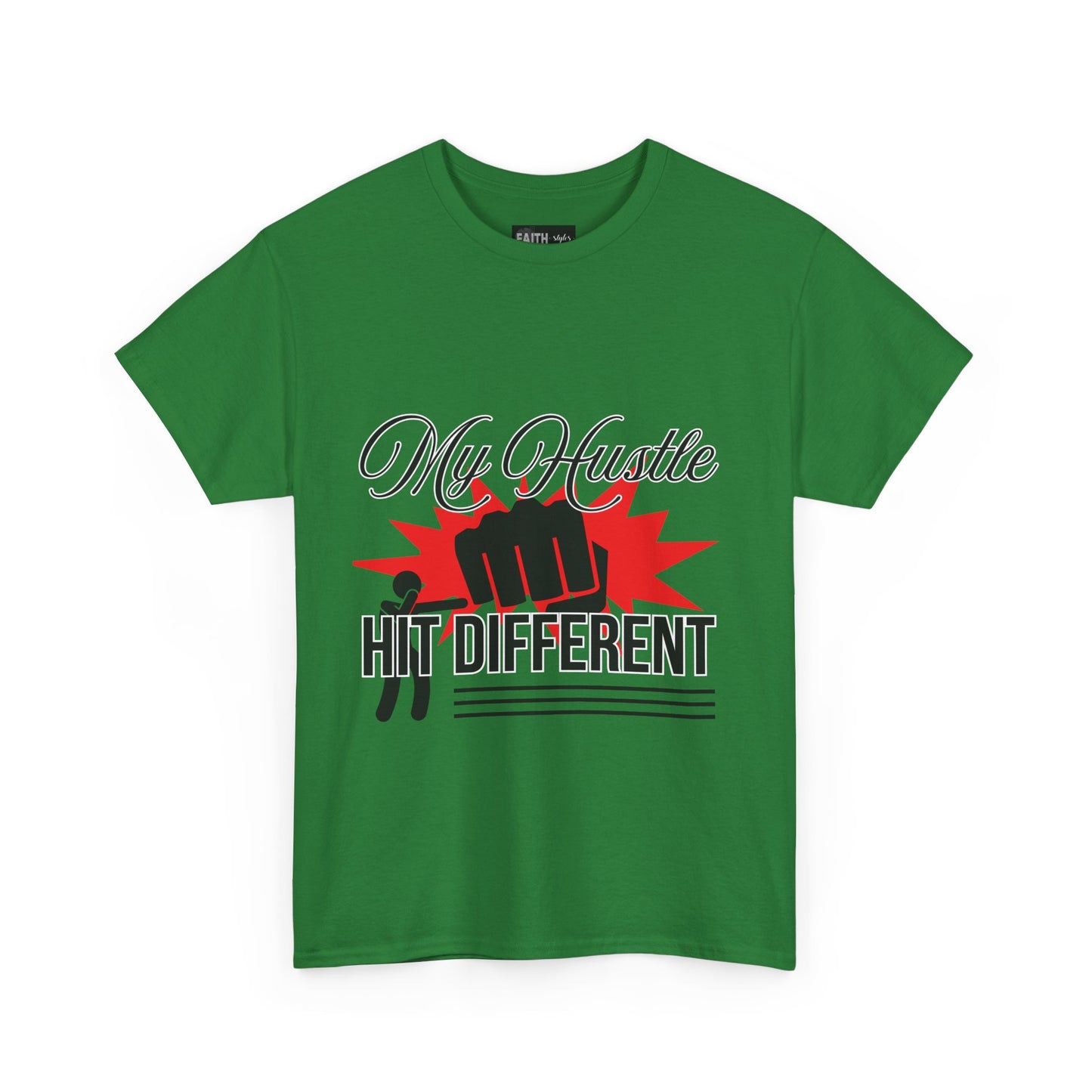 My Hustle Hits Different Cotton Tee, Motivational T-Shirt, Unisex Casual Wear, Gift for Entrepreneurs, Hustle Culture Apparel, Workout Shirt