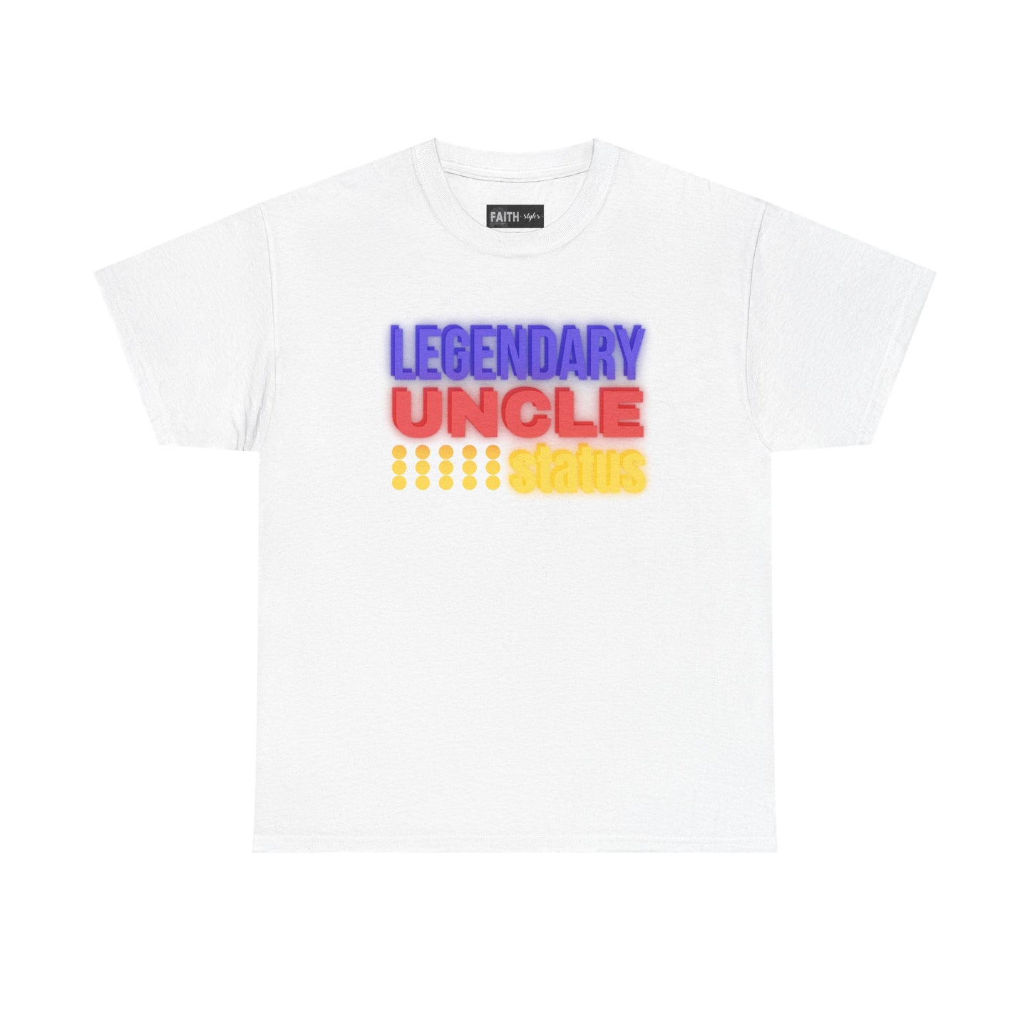 Legendary Uncle Heavy Cotton Tee, Gift for Uncle, Family Reunion Shirt, Fun Uncle T-Shirt, Birthday Gift for Him, Casual Wear