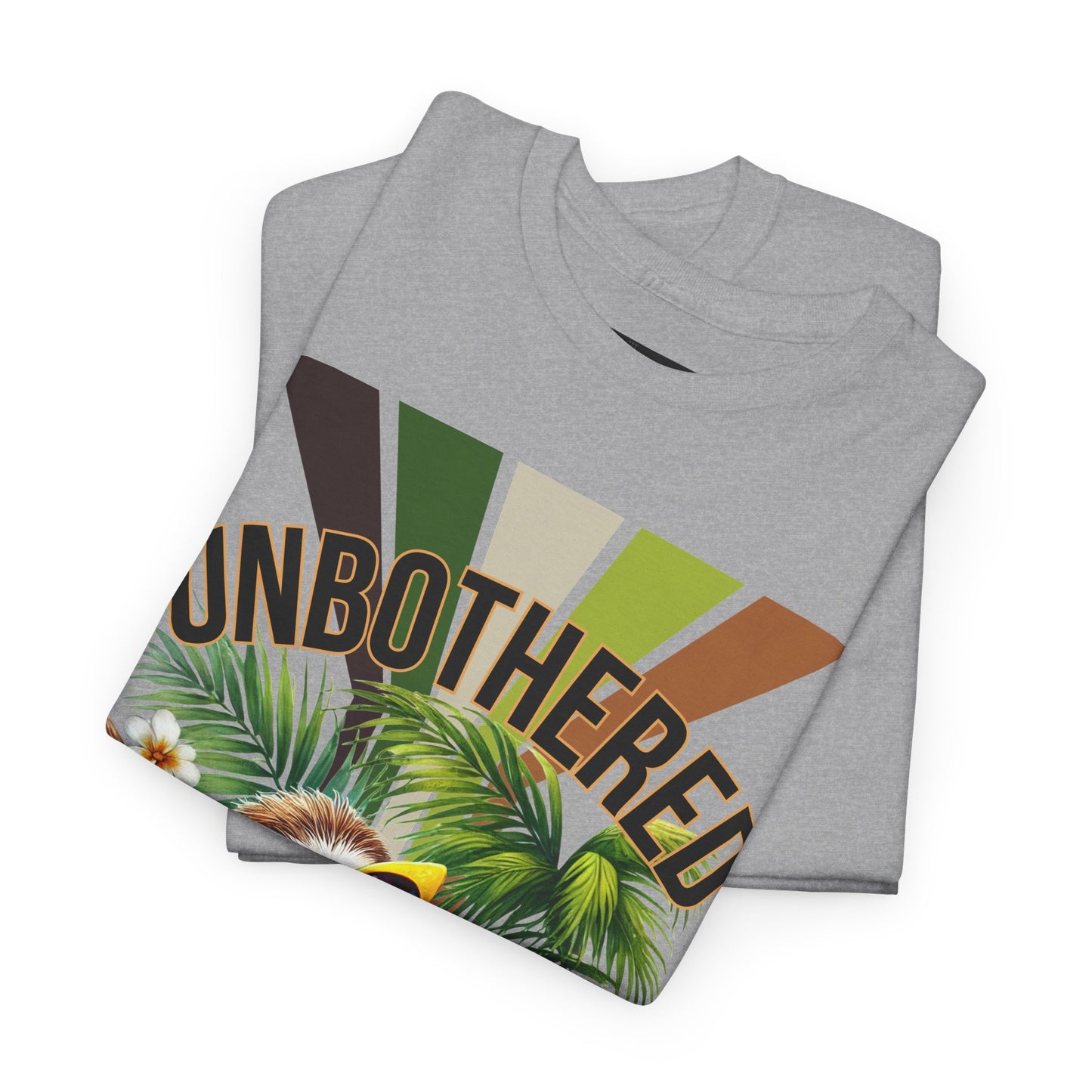 Chill Sloth Graphic Tee - Unbothered Cotton T-Shirt, Casual Wear, Perfect for Gifts, Nature Lovers, Relaxed Vibes