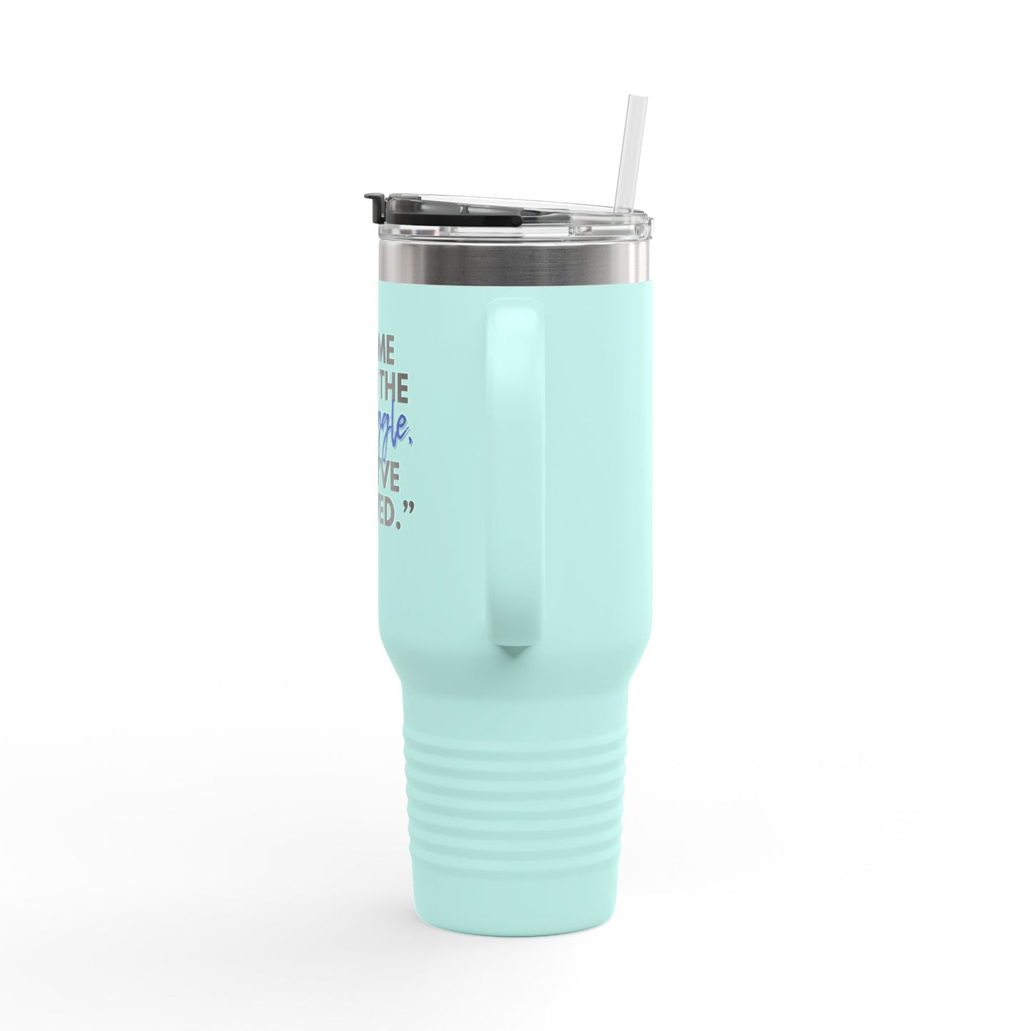 Inspirational Insulated Travel Mug, Motivational Coffee Tumbler, Evolved Journey Mug, Perfect for Gifts, Travel, and Daily Use