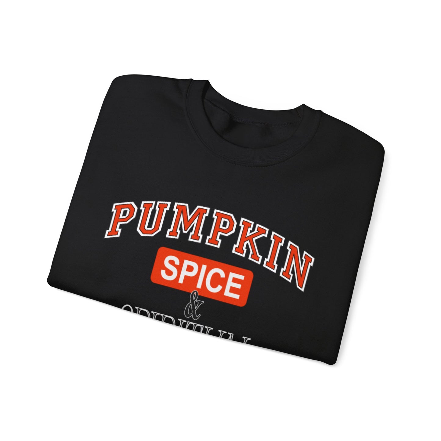Cozy Pumpkin Spice Sweatshirt, Fall Sweatshirt, Spiritual Advice Crewneck, Autumn Fashion, Thanksgiving Gift, Unisex Sweater