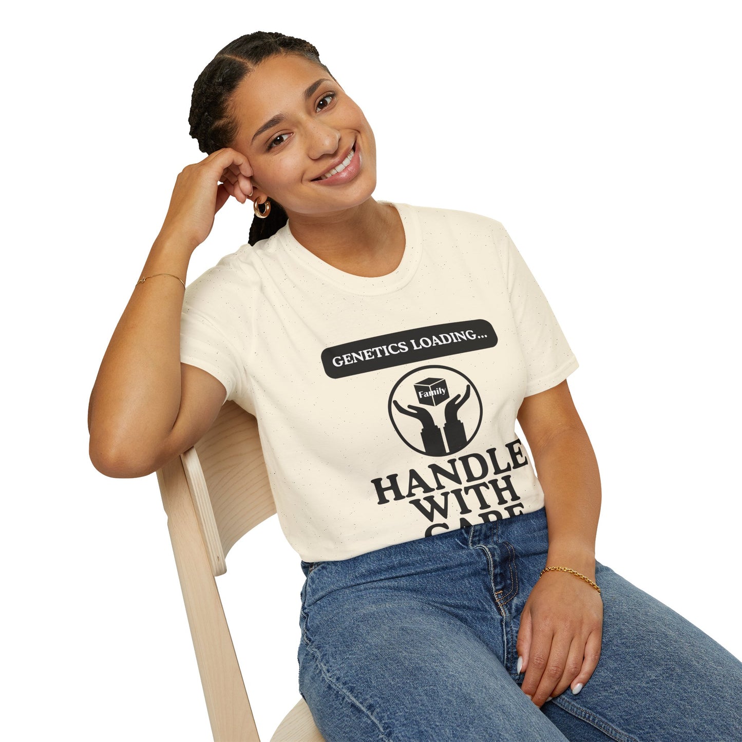 Genetics Loading T-Shirt, Funny Genetics Tee, Gift for Science Lovers, Unisex Humor Shirt, Casual Wear for Every Occasion