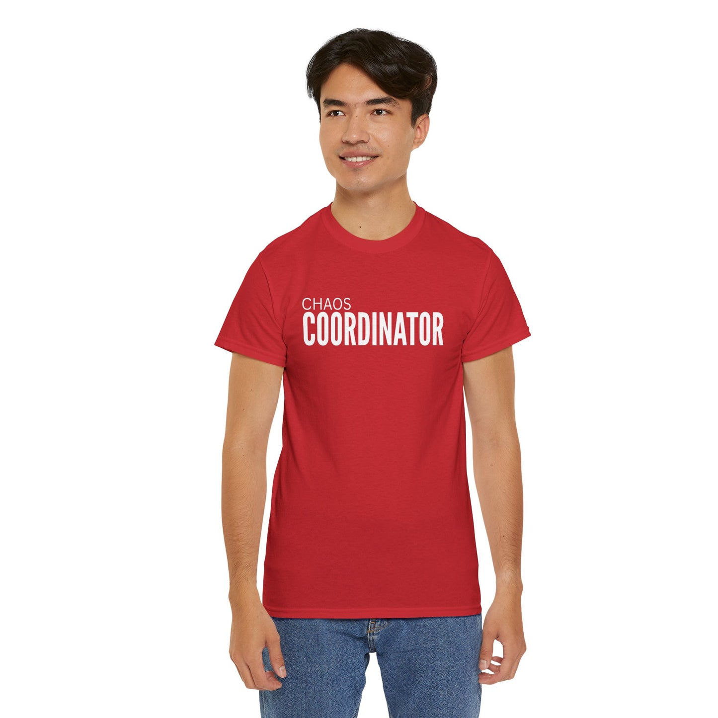 Chaos Coordinator Unisex Cotton Tee, Funny T-Shirt for Moms, Gift for Event Planners, Casual Wear, Birthday Present