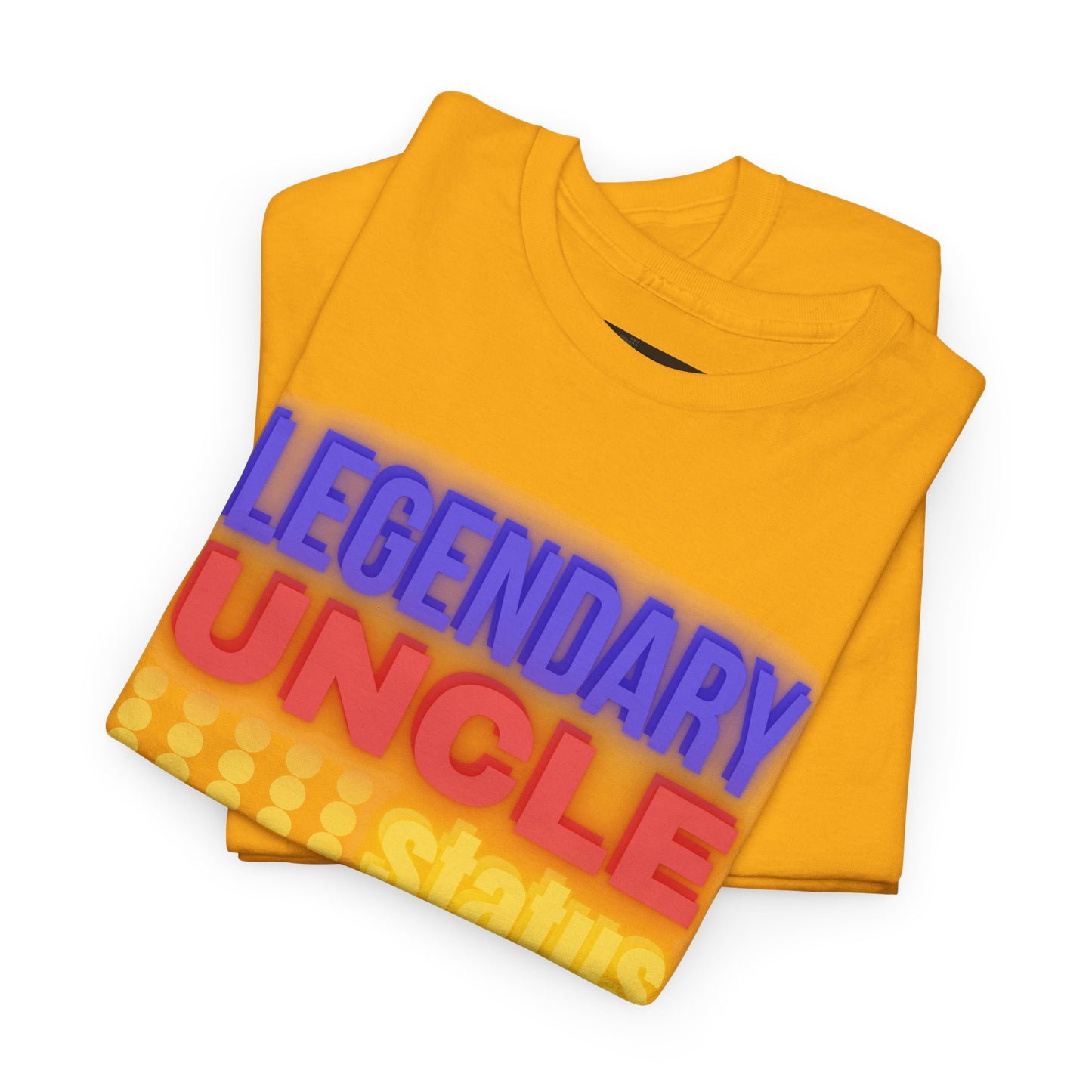 Legendary Uncle Heavy Cotton Tee, Gift for Uncle, Family Reunion Shirt, Fun Uncle T-Shirt, Birthday Gift for Him, Casual Wear
