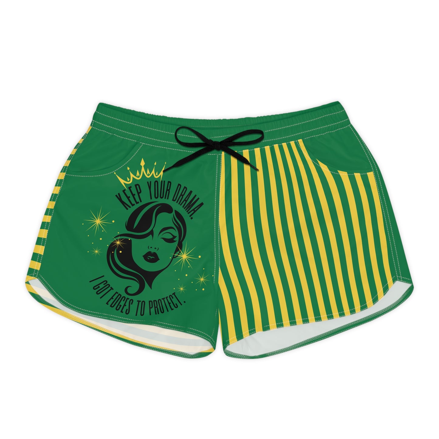 Women's Casual Shorts with Inspirational Quote, Fun Summer Outdoors Shorts, Vacation Ready Shorts, Cute Festival Wear, Beach Day Essentials