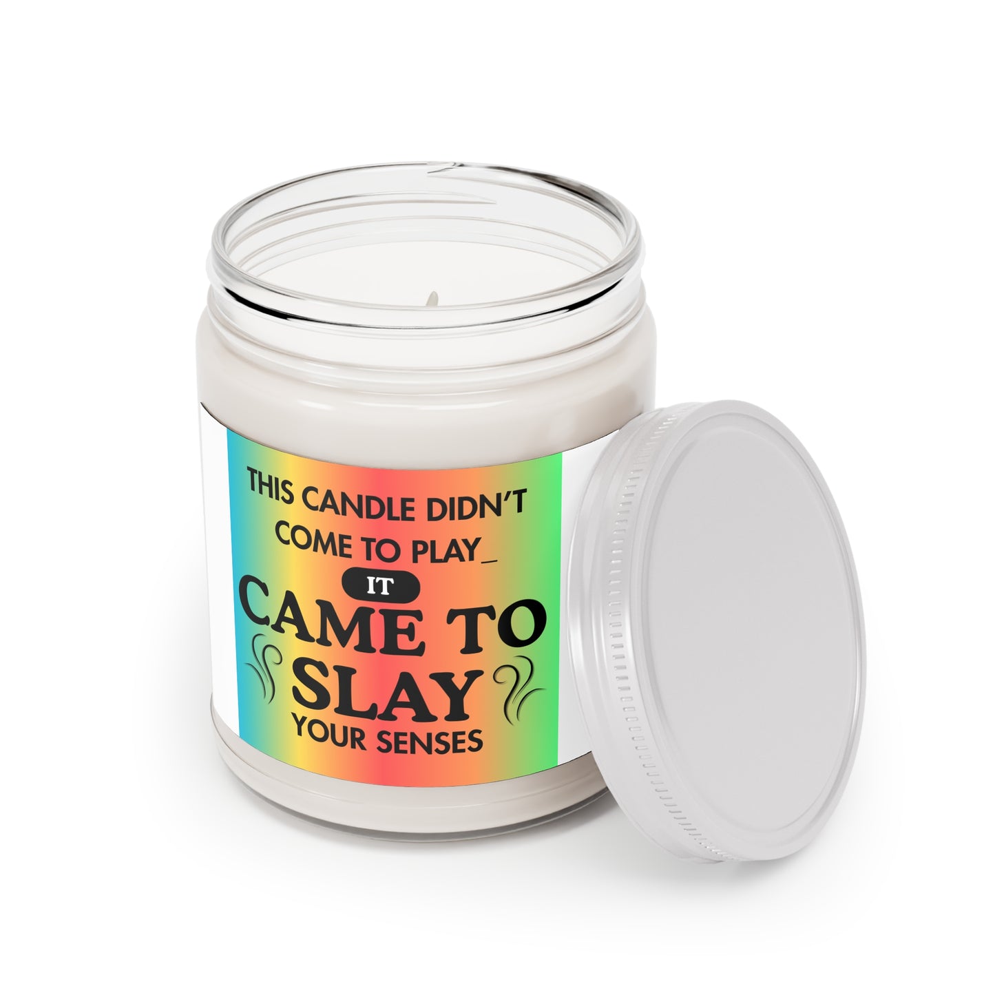 Vibrant Soy Candles with Playful Scent