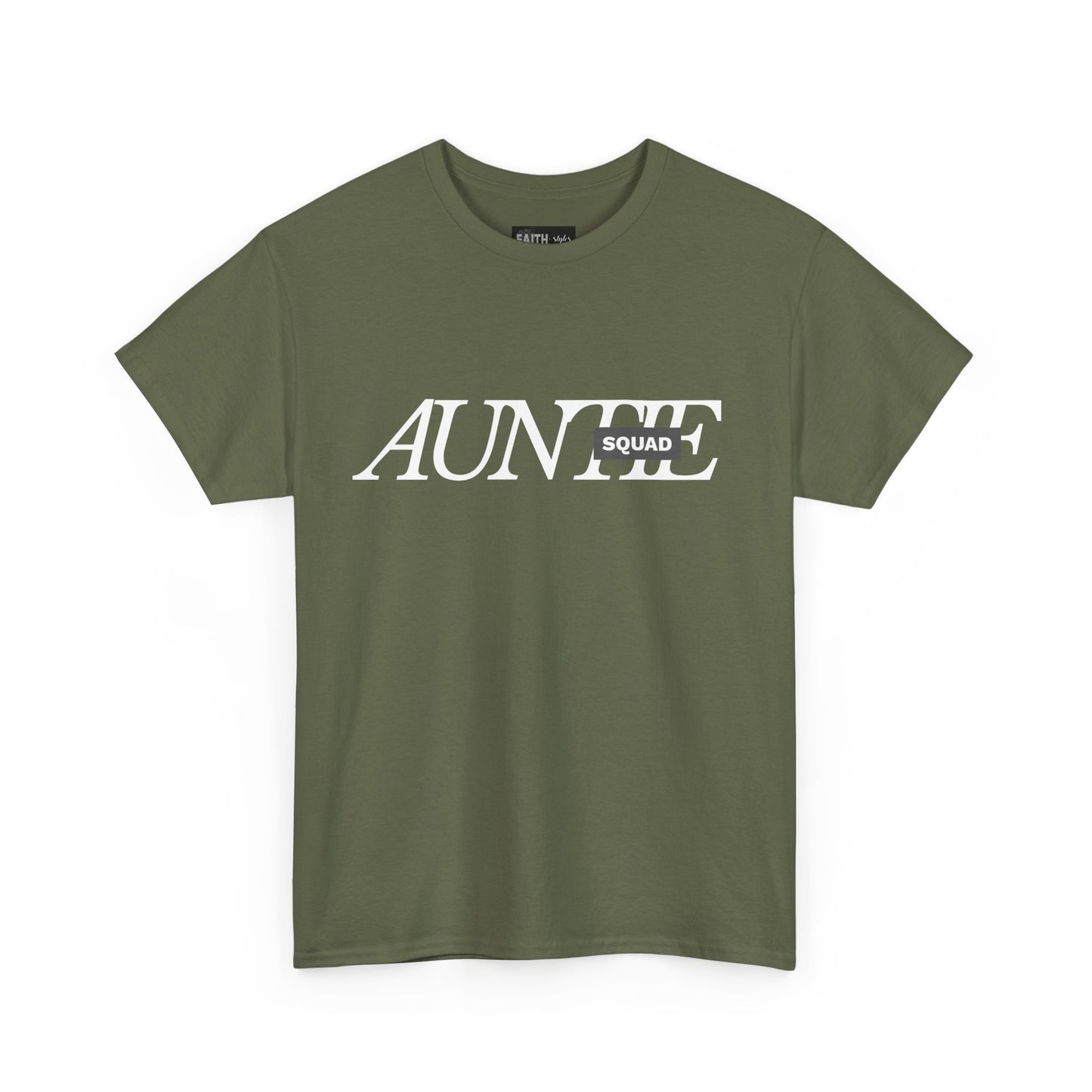Auntie Squad Unisex Heavy Cotton Tee | Perfect Gift for Aunts | Family Reunion, Birthday, Mother's Day, Casual Wear, Everyday Comfort