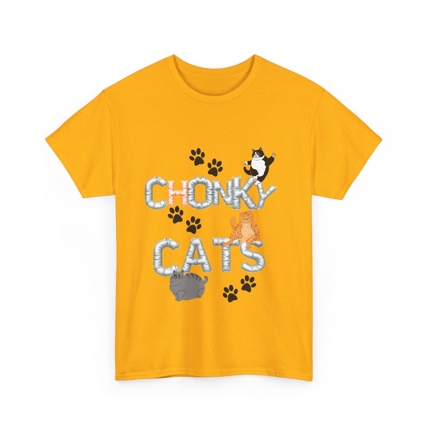 Chonk Cats Unisex Tee - Funny Pet Lovers Shirt, Cat Lover Gift, Humor Tee, Cute Animal Apparel, Gifts for Cat Owners