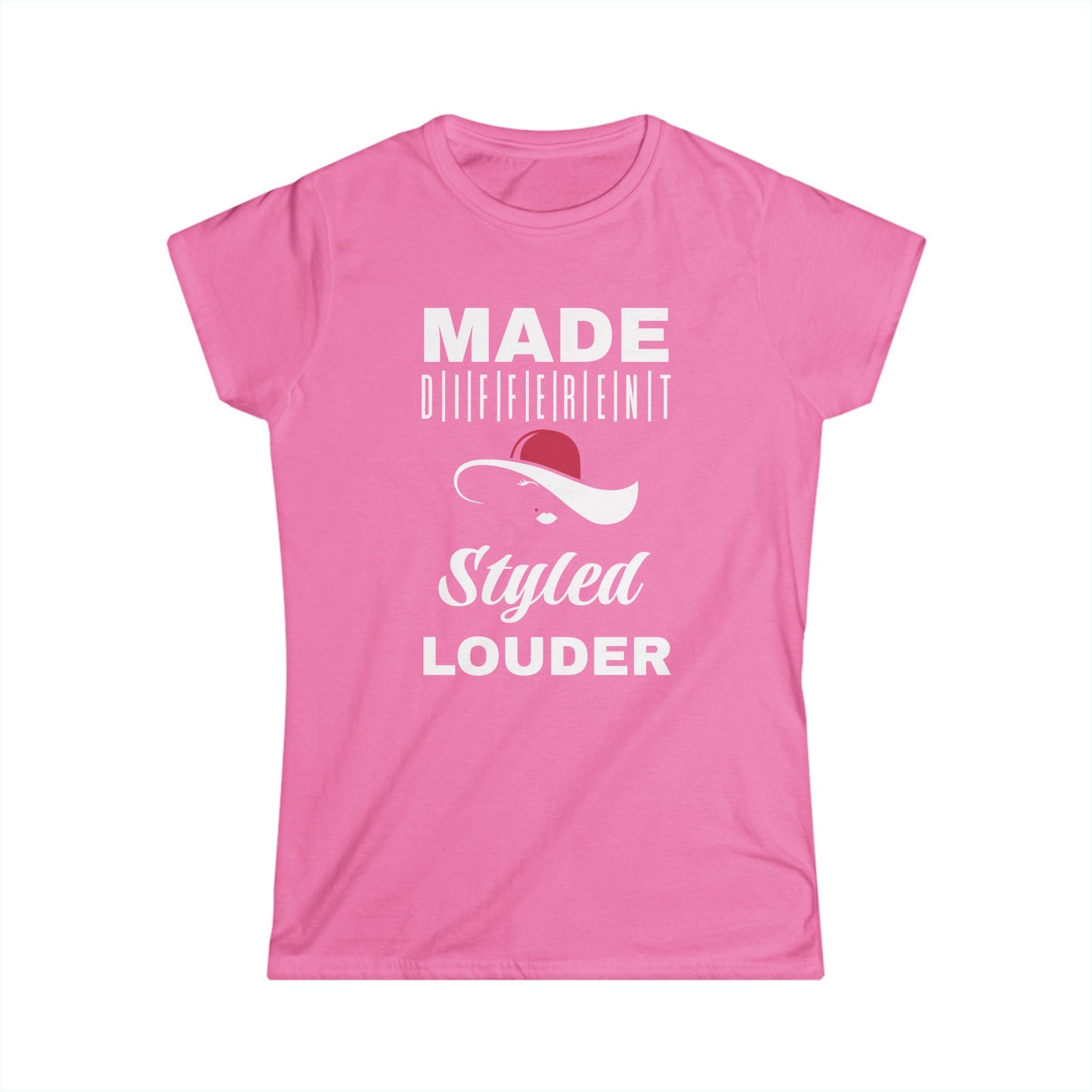 Women's Inspirational T-Shirt, Made Different Styled Louder, Casual Wear, Gift for Women, Empowerment Apparel, Motivational Tee