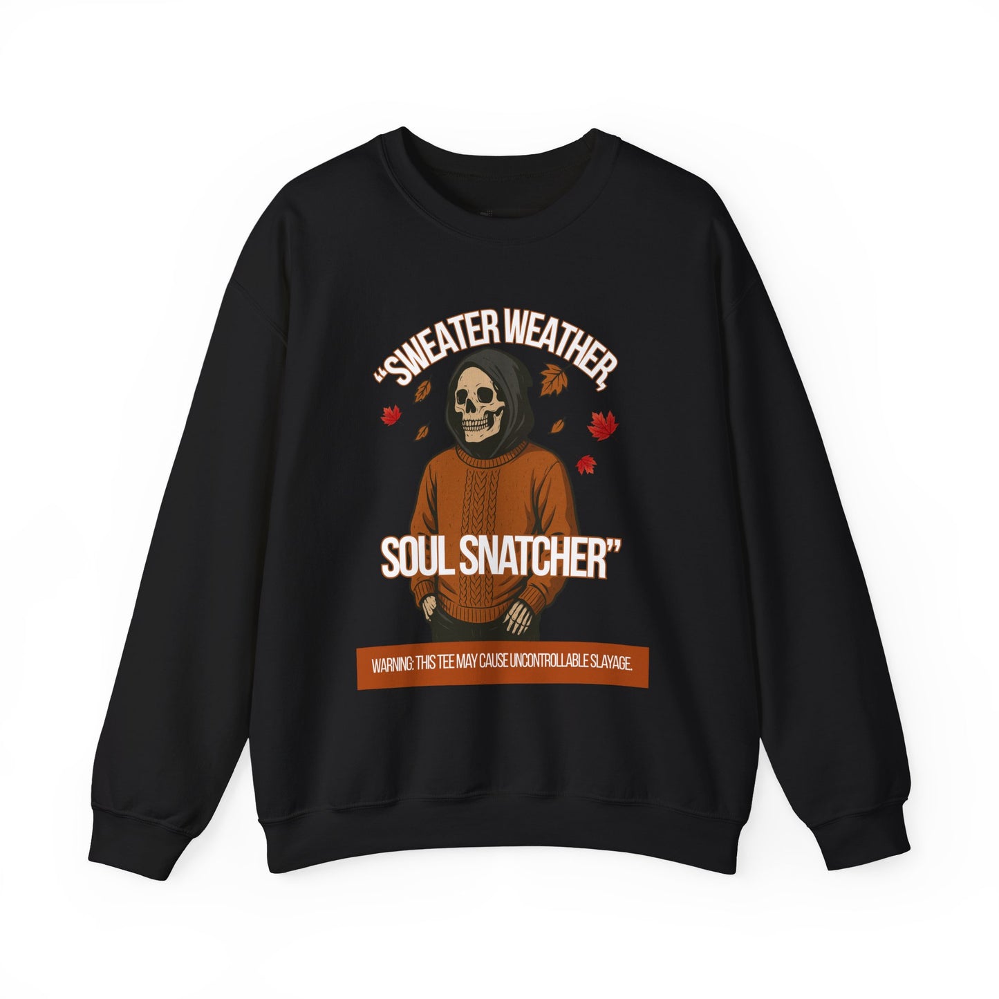 Soul Snatcher Crewneck Sweatshirt - Cozy Unisex Fall Apparel, Halloween Gift, Casual Streetwear, Autumn Fashion, Comfy Sweater