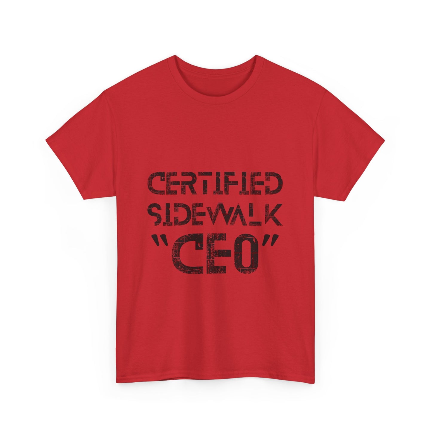 Certified Sidewalk CEO Tee - Fun Unisex T-Shirt, Birthday Gift, Casual Wear, Urban Style, Streetwear Fashion