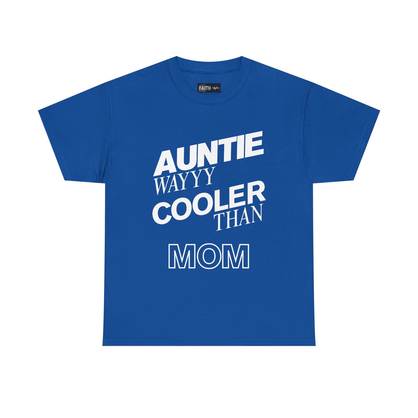 Cool Aunt Unisex Tee - Perfect Gift for Auntie, Family Gatherings, Fun Casual Wear, Birthday Celebration, Mother's Day