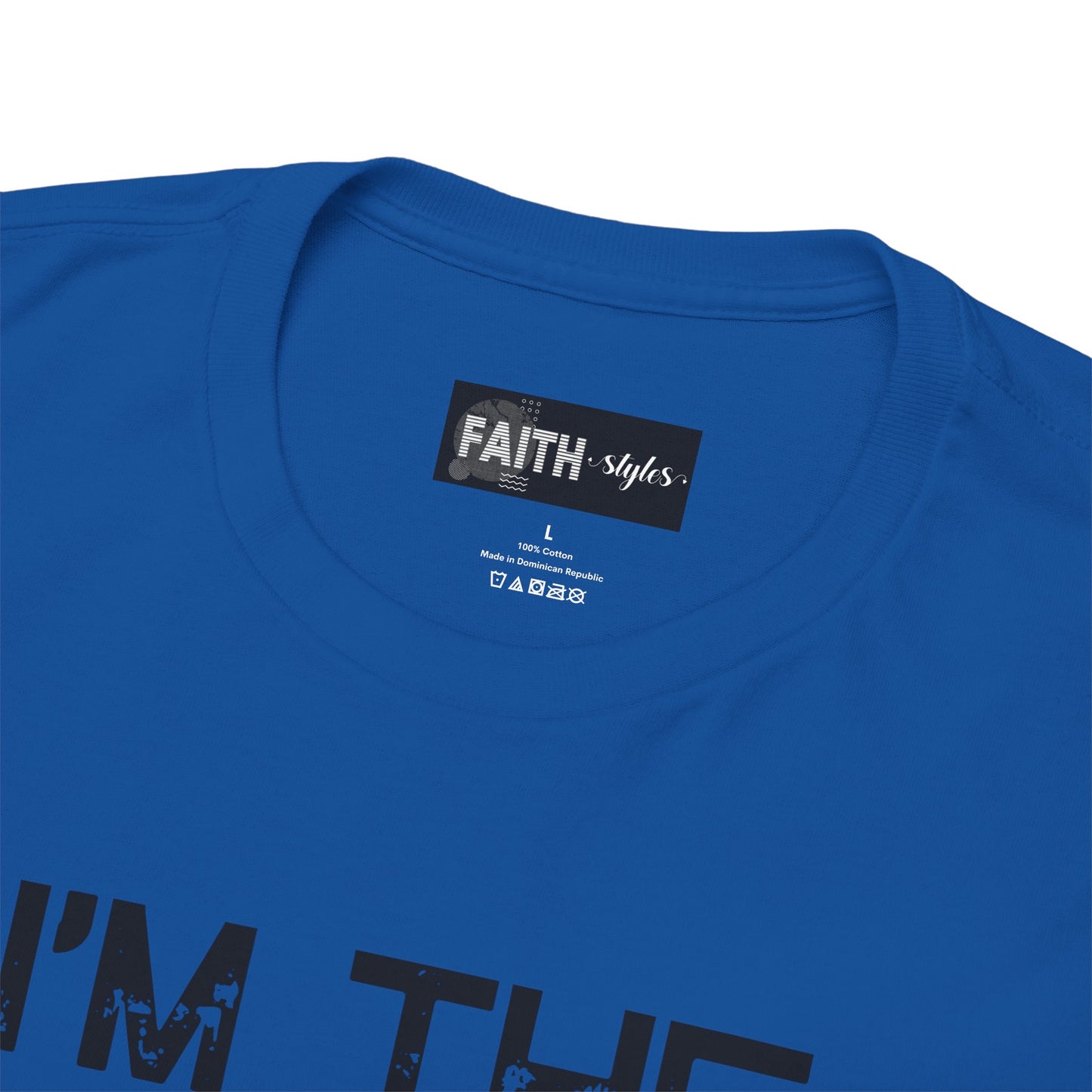 I'm the Favorite Unisex Heavy Cotton Tee, Funny Tee Shirt for Friends, Family Gift, Humor Top, Casual Wear, Birthday Gift, Everyday Comfort