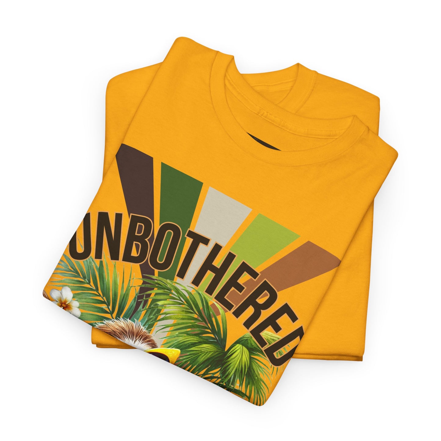 Chill Sloth Graphic Tee - Unbothered Cotton T-Shirt, Casual Wear, Perfect for Gifts, Nature Lovers, Relaxed Vibes