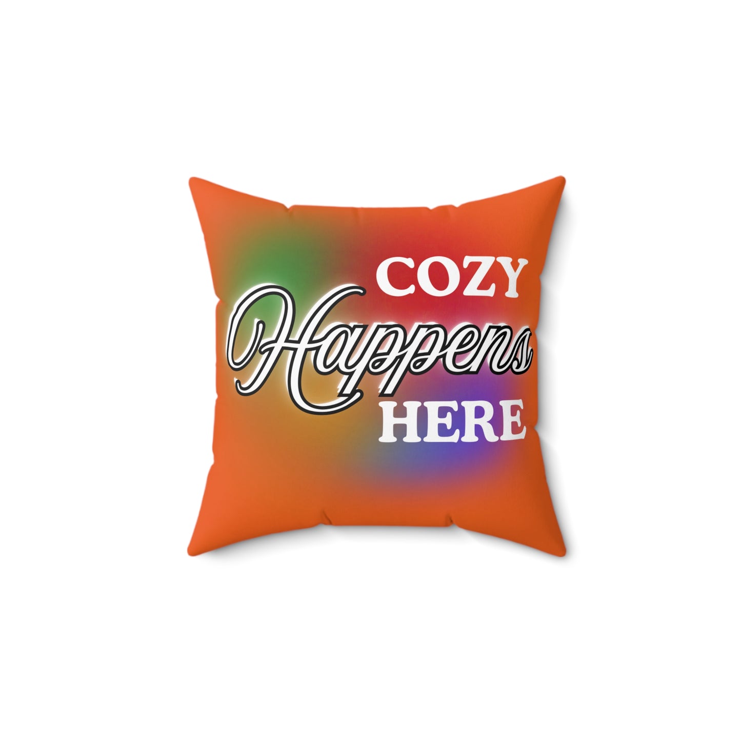 FaithStyles Autumn Cozy Decorative Pillow, Home Decor Accent, Gift for Friends, Living Room Cushion, Cozy Moments, Modern Home Style
