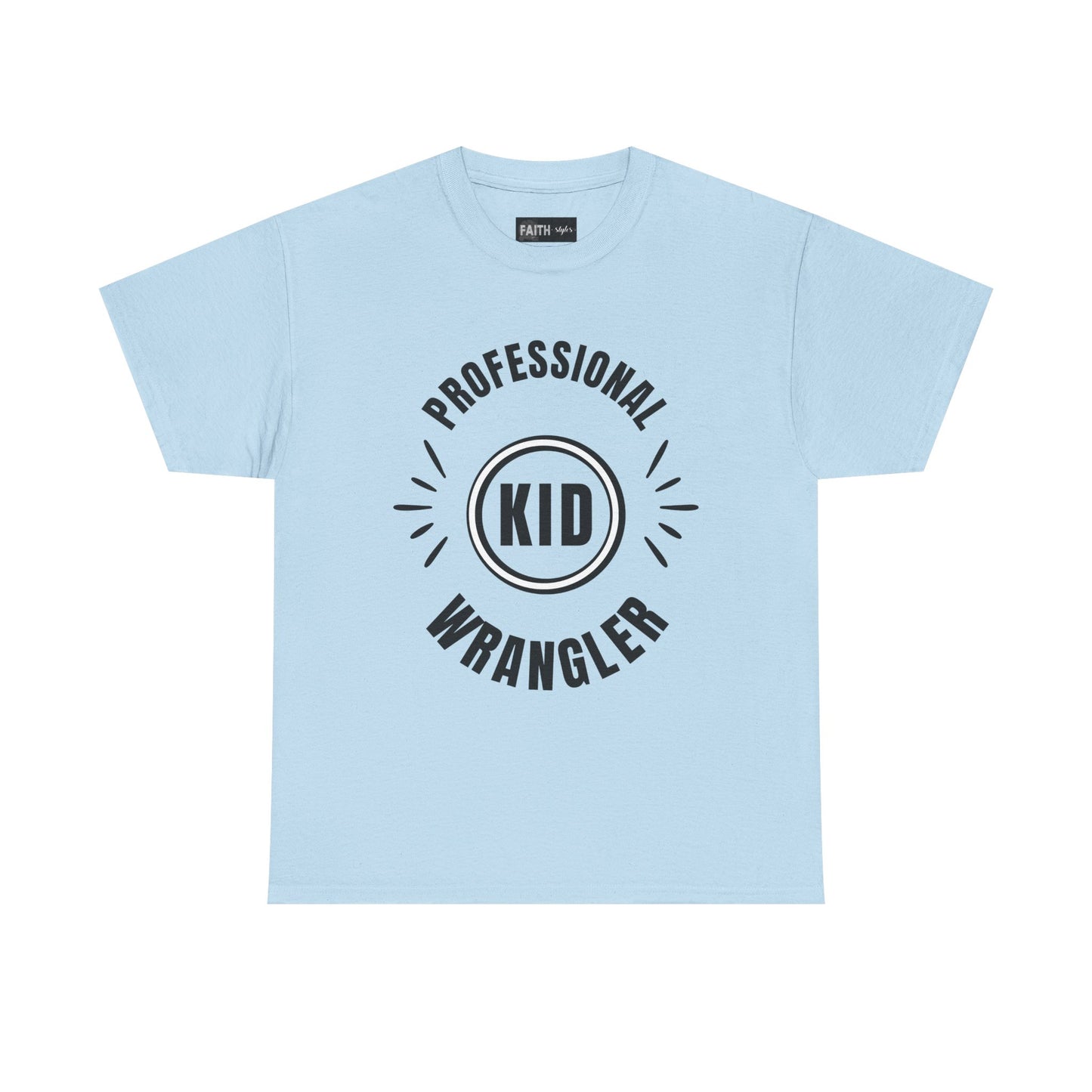 Professional Kid Wrangler T-Shirt, Fun Parenting Tee, Family Event Shirt, Gift for Moms & Dads, Kids Activities Apparel