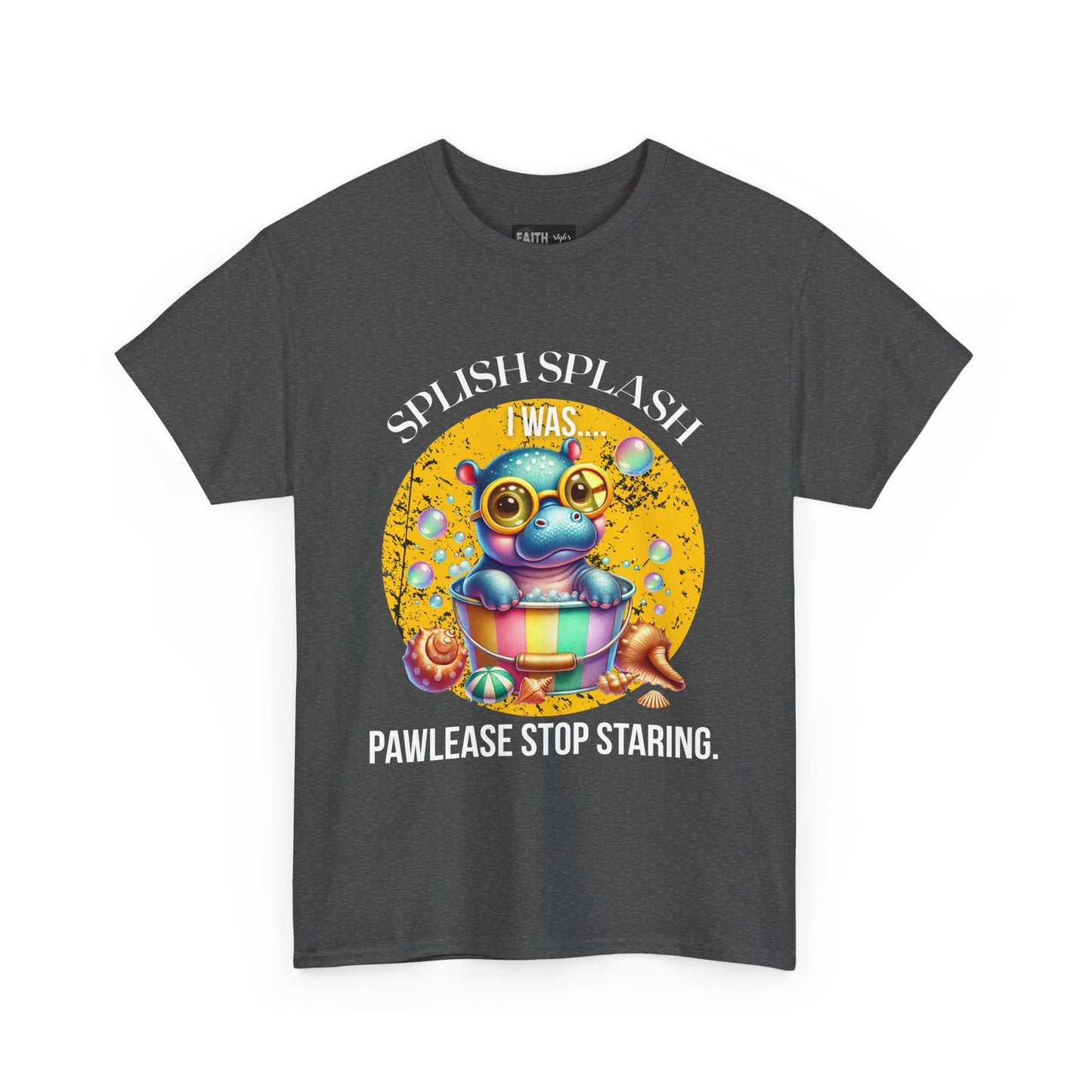 Splash Splash Frog Tee, Cute Animal Shirt, Fun Graphic T-Shirt, Summer Vibes Apparel, Gifts for Animal Lovers, Unisex Cotton Tee