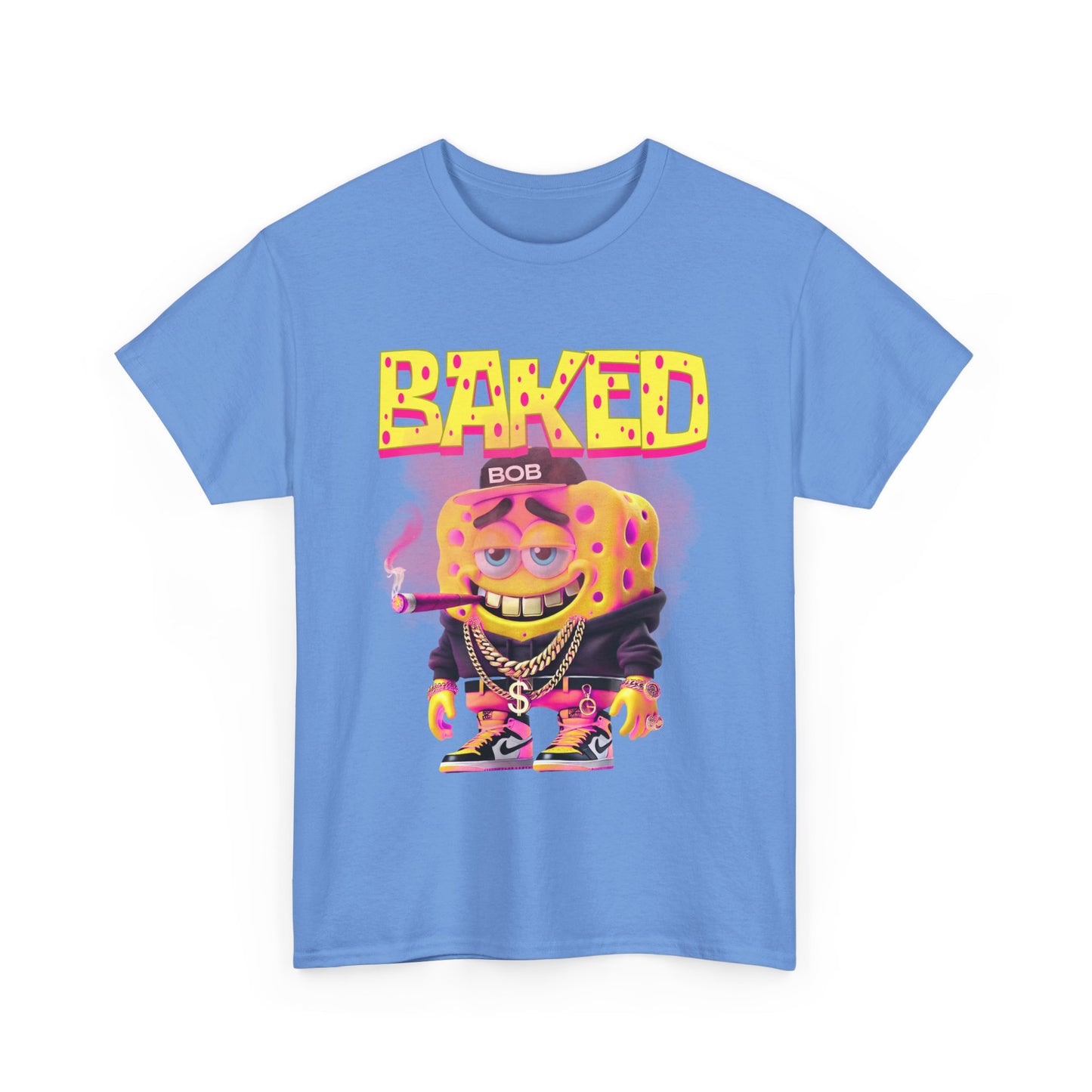 Baked Bob Unisex Heavy Cotton Tee - Fun Graphic Tee for Casual Wear