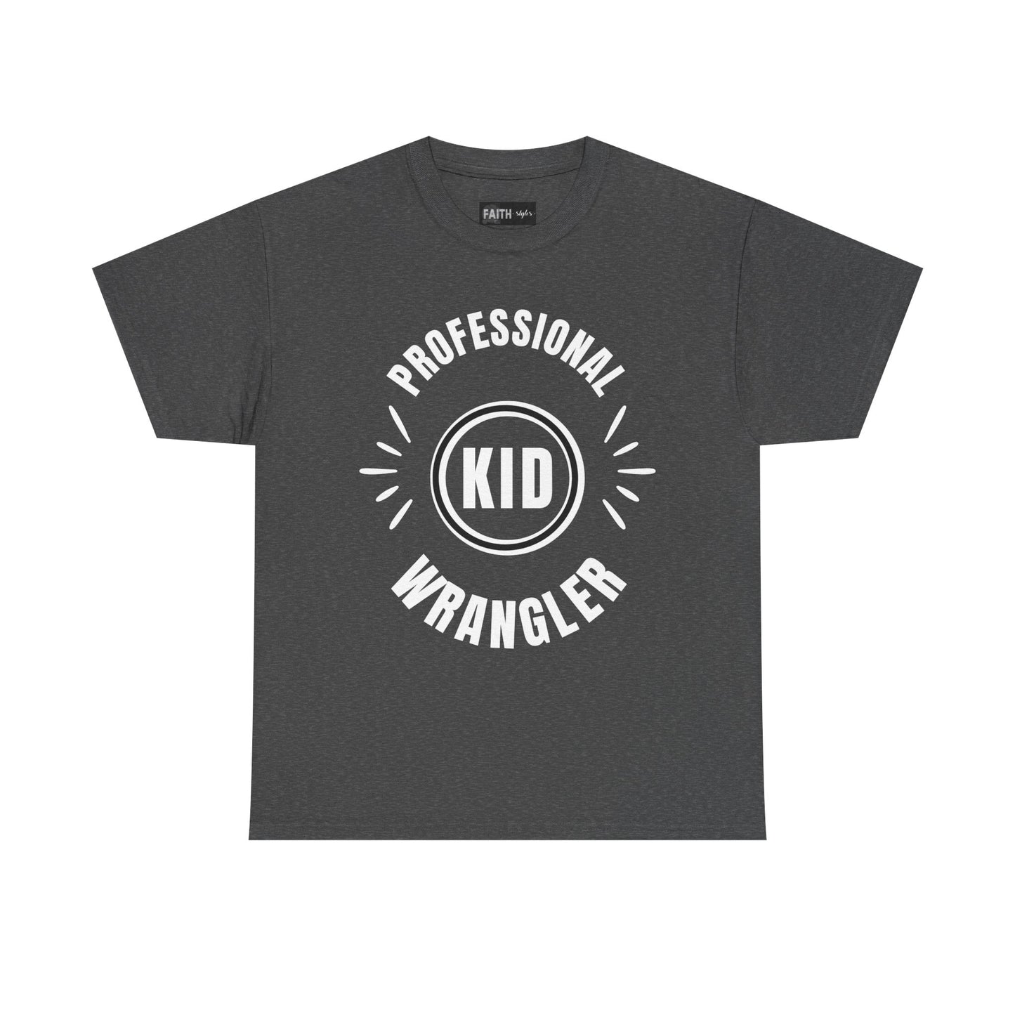 Professional Kid Wrangler T-Shirt, Fun Parenting Tee, Family Event Shirt, Gift for Moms & Dads, Kids Activities Apparel
