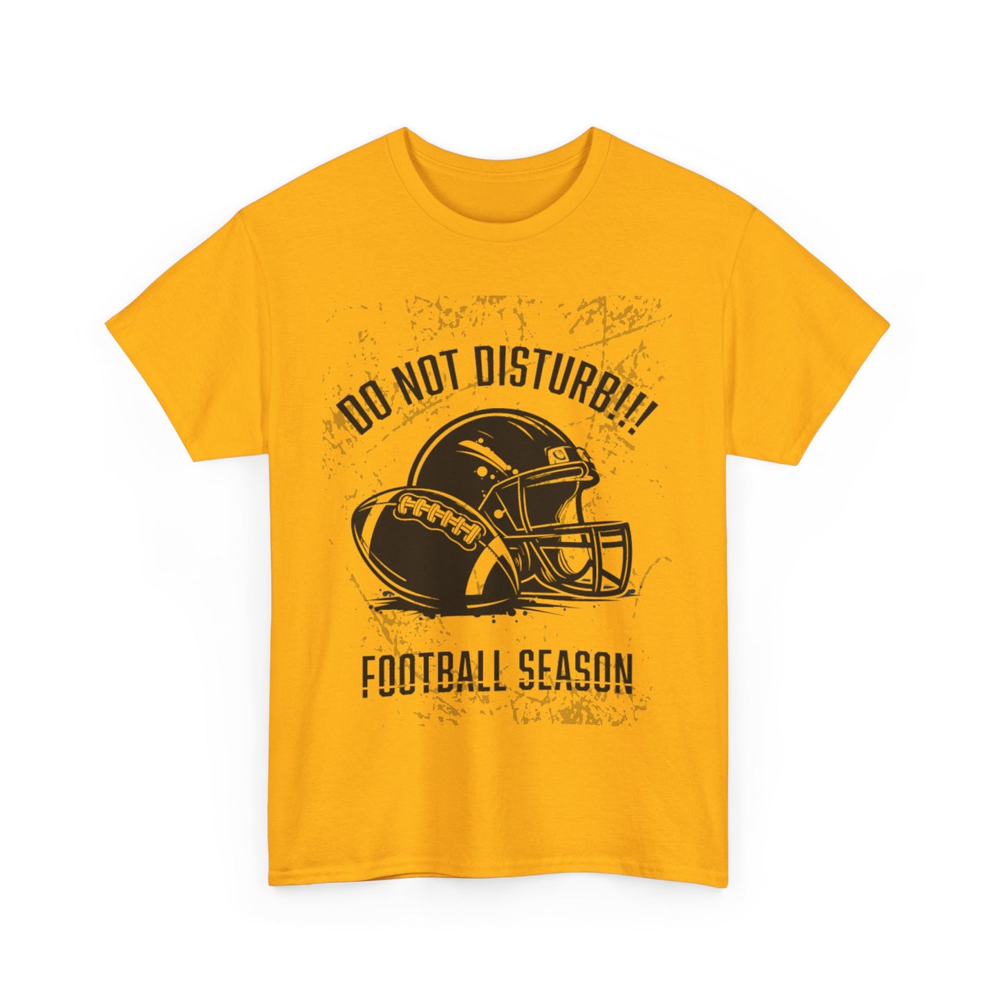 Football Season Do Not Disturb Tee, Male's Cotton Shirt, Sports Fan Gift, Game Day Apparel, Casual Wear, Football Lovers