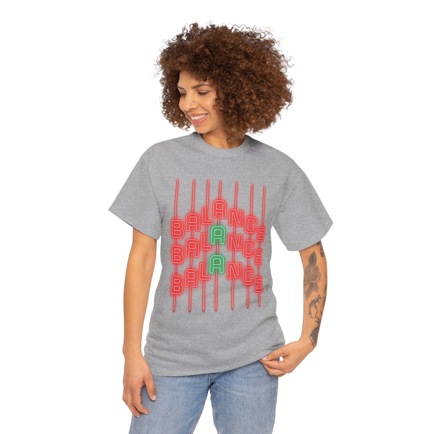 Vibrant Wellness Tee - Embrace Balance, Unisex Cotton Shirt for Mindfulness & Self-Care