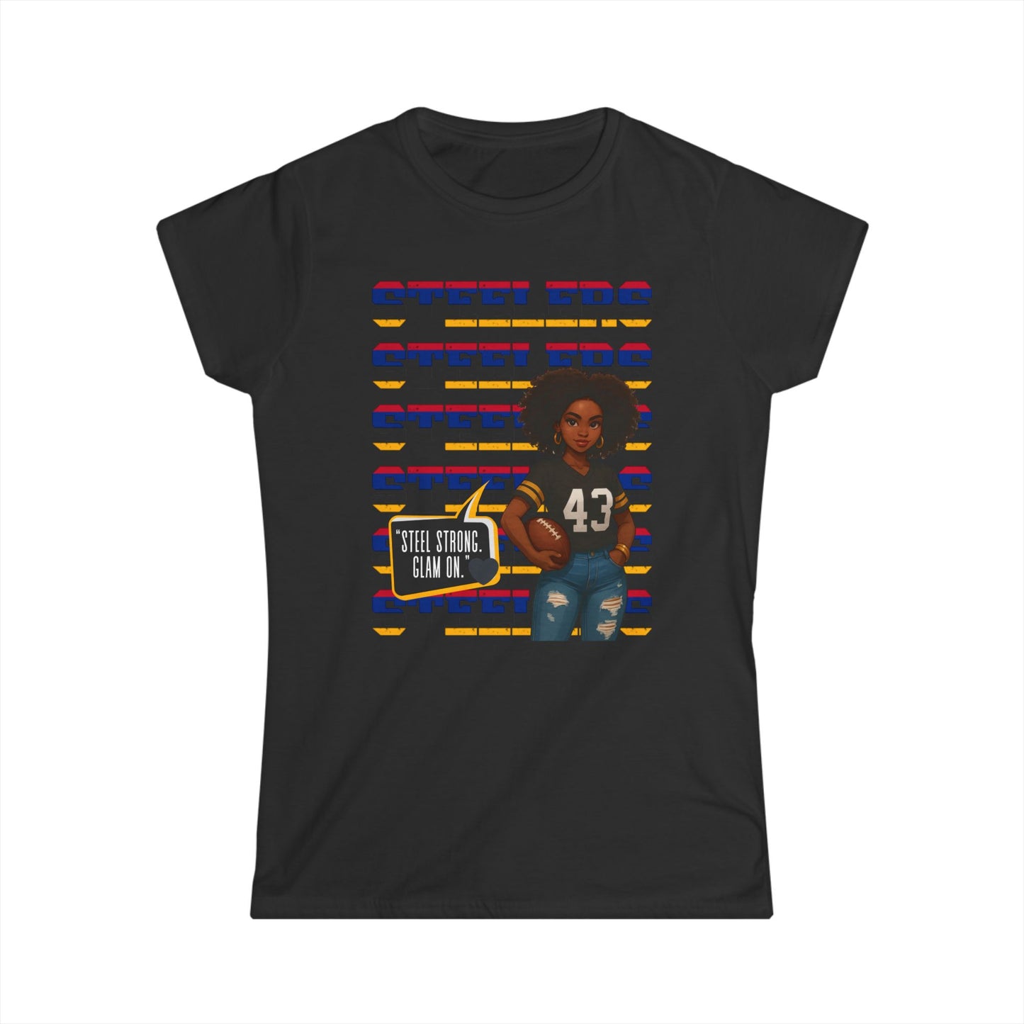 Stylish Football Fan Tee - Perfect for Game Days, Tailgating, Sports Events, Gifts for Her, Casual Wear