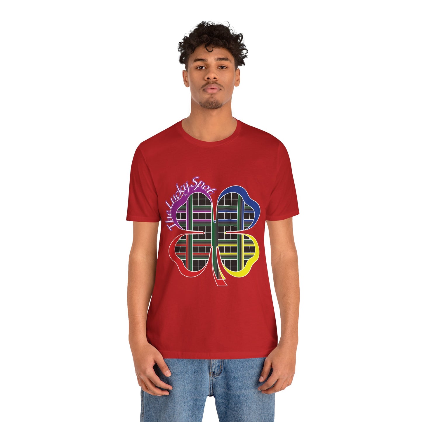 "THE LUCKY SPOT" Unisex Jersey Short Sleeve Tee