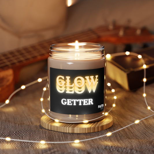 FaithStyles Glow Getter Scented Soy Candles | Aromatherapy Candle for Relaxation, Home Decor, Gift for Her, Self-Care, Relaxing Atmosphere