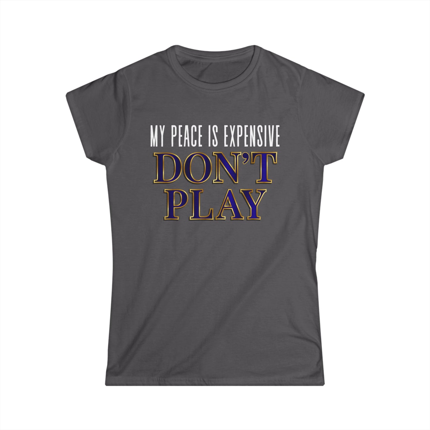 Women's Motivational T-Shirt, Fun Tee for Self-Care, Gift for Meditation Lovers, Casual Wear, Peaceful Vibes, Inspirational Apparel