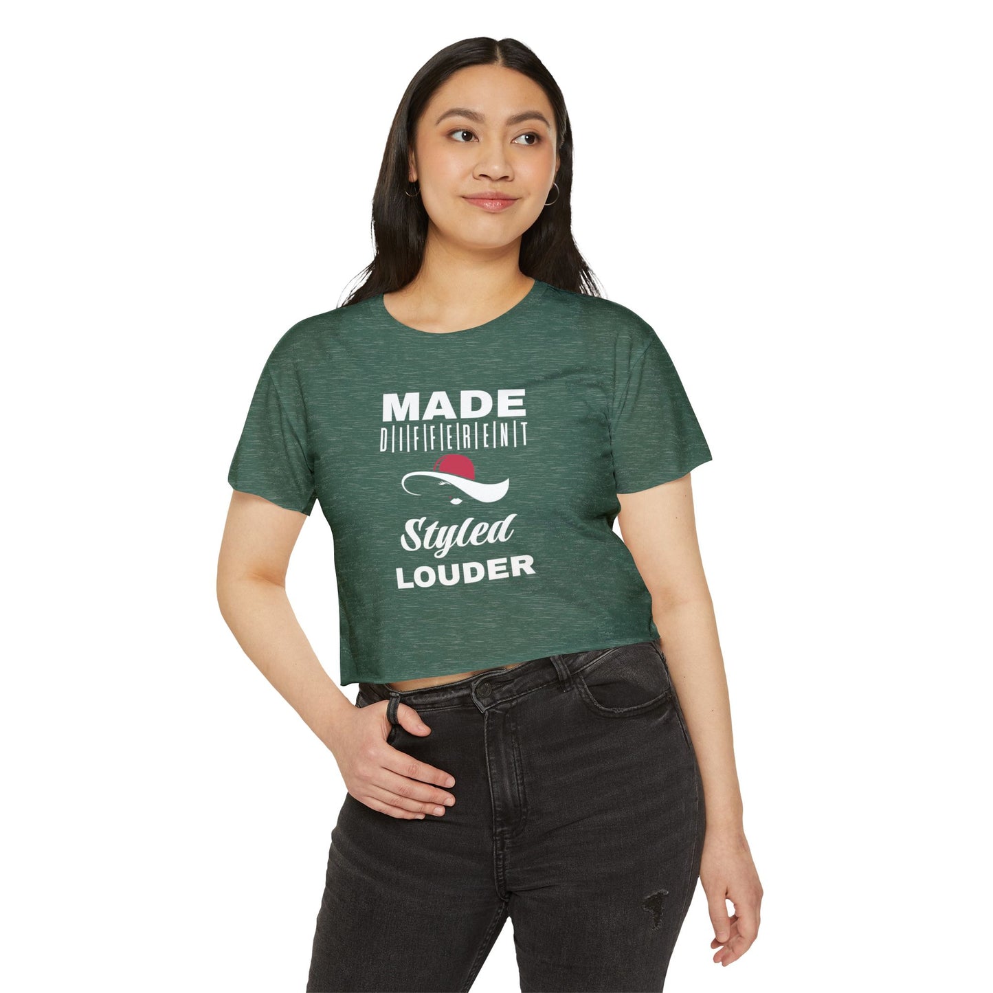 Made Different Women's Festival Crop Top - Boho Chic, Summer Vibes, Music Festival Shirt, Casual Wear, Gift for Her