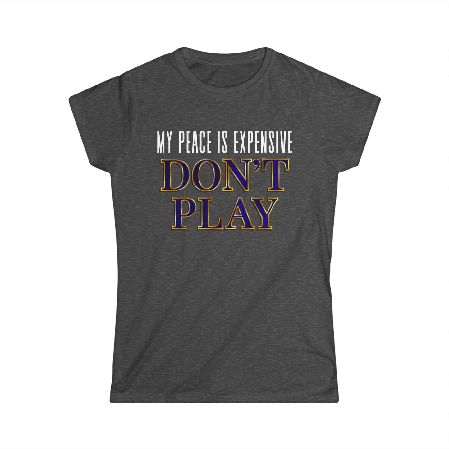 Women's Motivational T-Shirt, Fun Tee for Self-Care, Gift for Meditation Lovers, Casual Wear, Peaceful Vibes, Inspirational Apparel