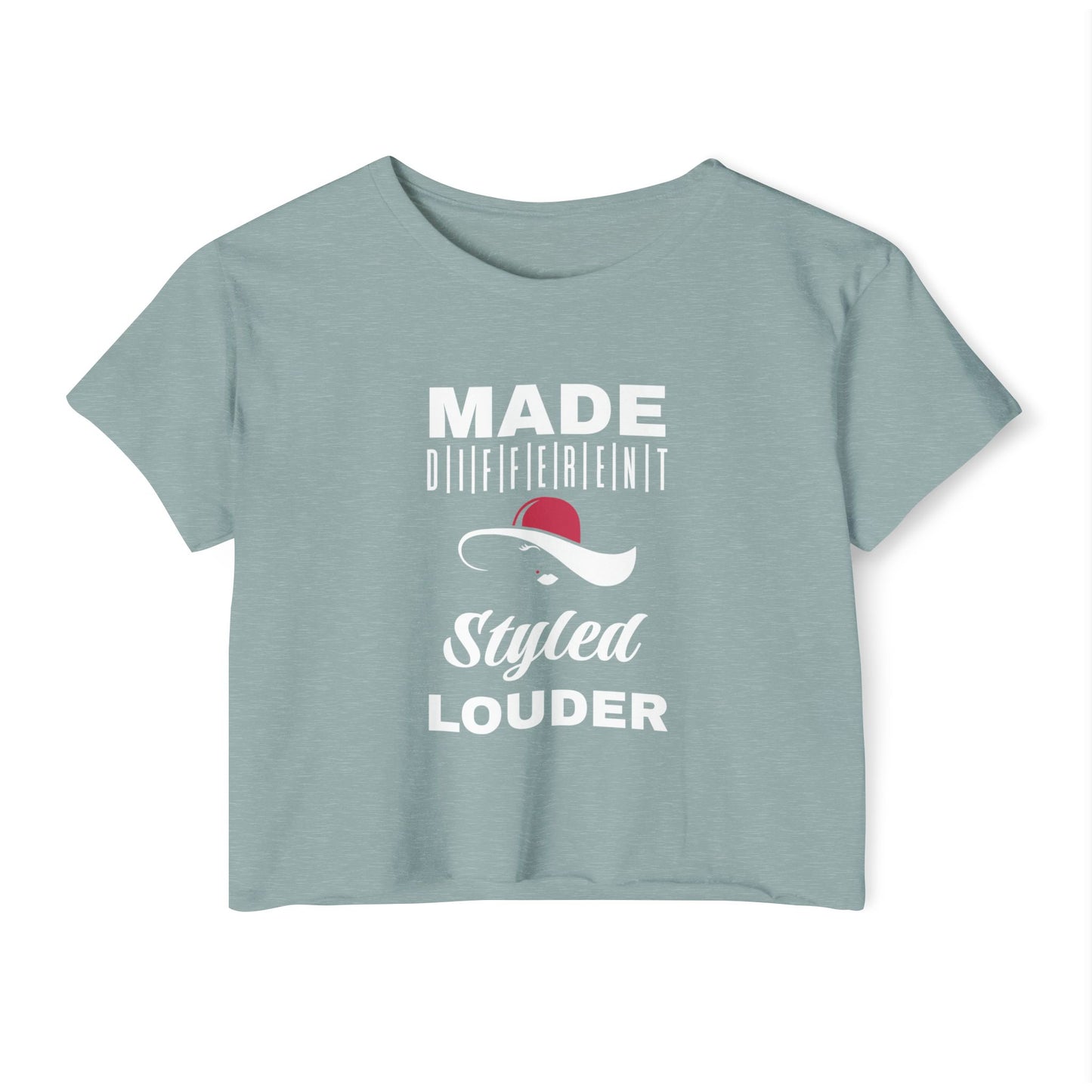 Made Different Women's Festival Crop Top - Boho Chic, Summer Vibes, Music Festival Shirt, Casual Wear, Gift for Her