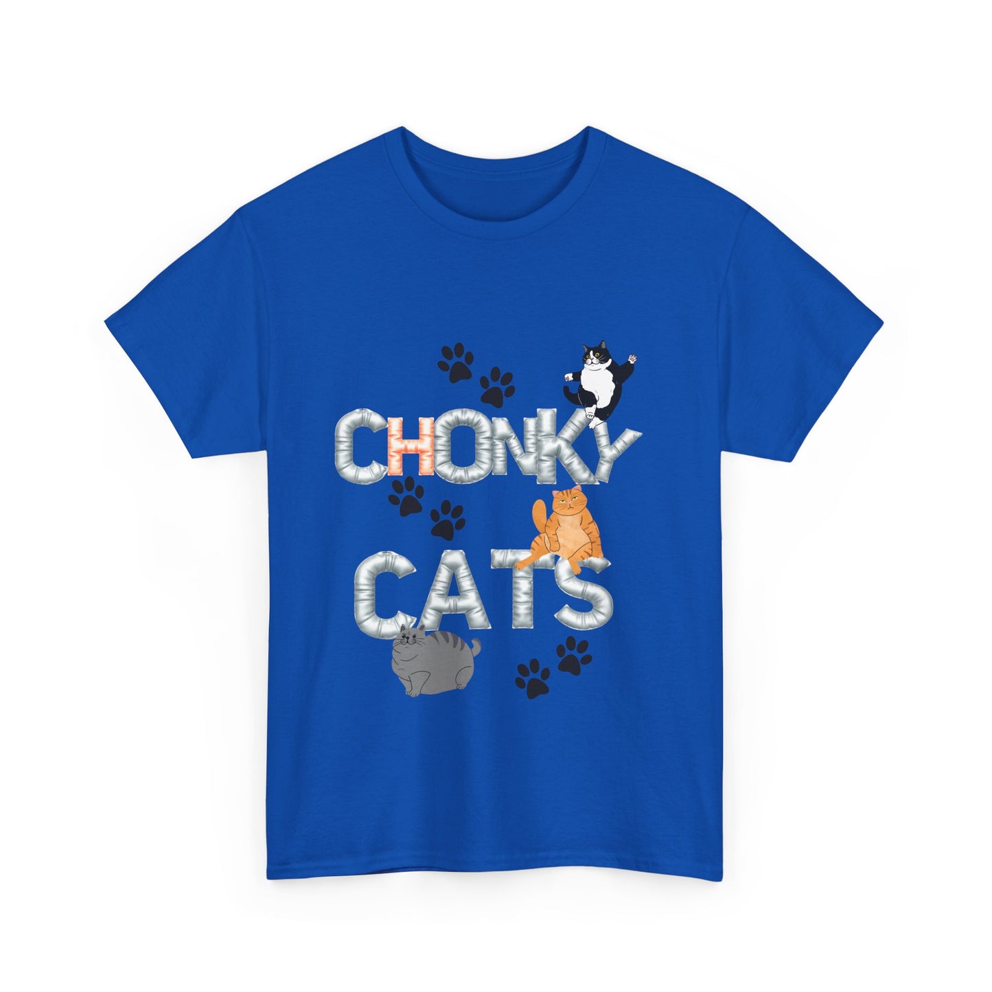 Chonk Cats Unisex Tee - Funny Pet Lovers Shirt, Cat Lover Gift, Humor Tee, Cute Animal Apparel, Gifts for Cat Owners