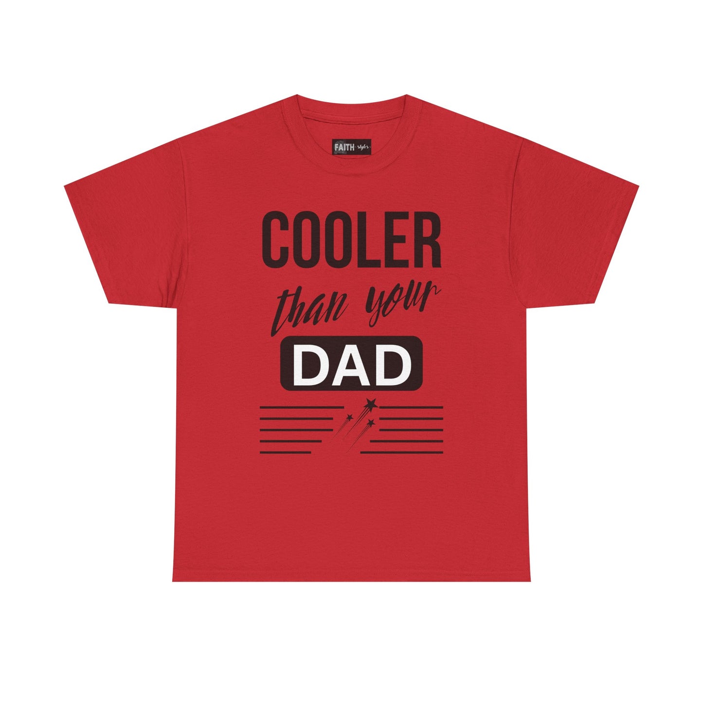 Cooler Than Your Dad Tee - Funny Gift for Dads, Unisex Cotton T-Shirt, Father's Day, Birthday, Casual Wear, Gift for Him, Dad Humor