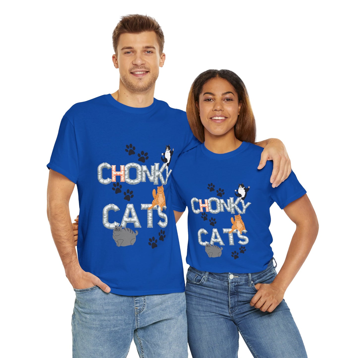 Chonk Cats Unisex Tee - Funny Pet Lovers Shirt, Cat Lover Gift, Humor Tee, Cute Animal Apparel, Gifts for Cat Owners
