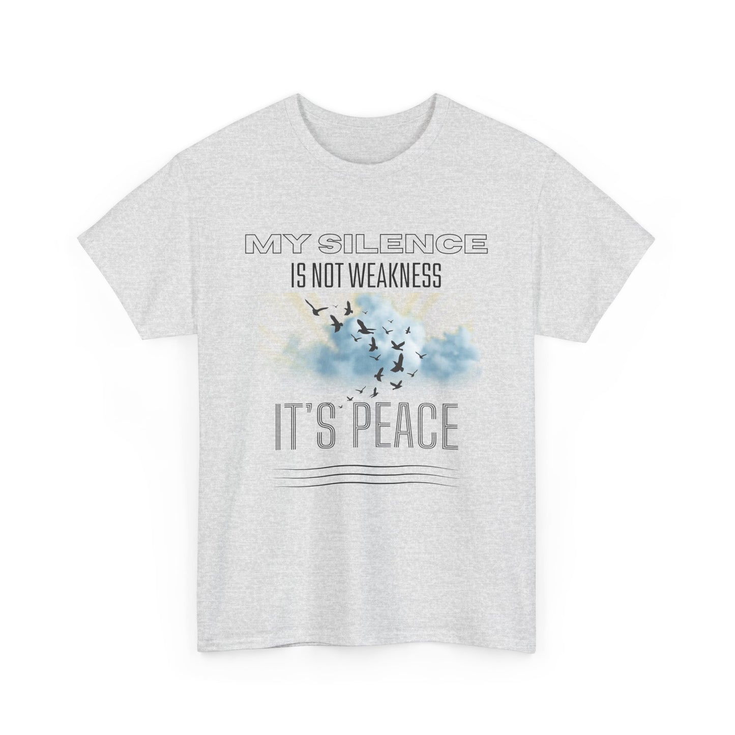 Inspirational Male Graphic Tee, Motivational Shirt, Casual Wear, Gifts for Friends, Peaceful Message, Everyday Comfort