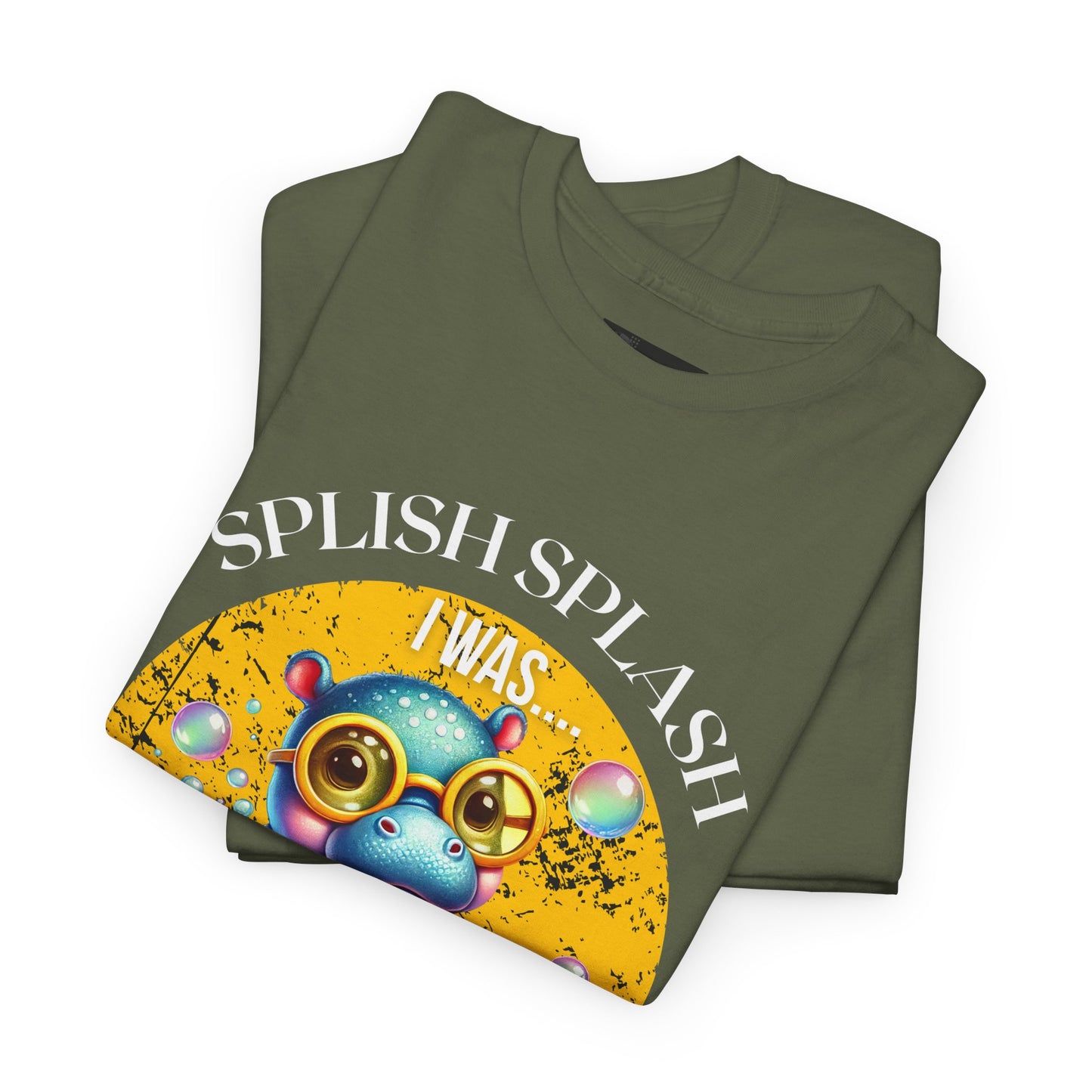 Splash Splash Frog Tee, Cute Animal Shirt, Fun Graphic T-Shirt, Summer Vibes Apparel, Gifts for Animal Lovers, Unisex Cotton Tee