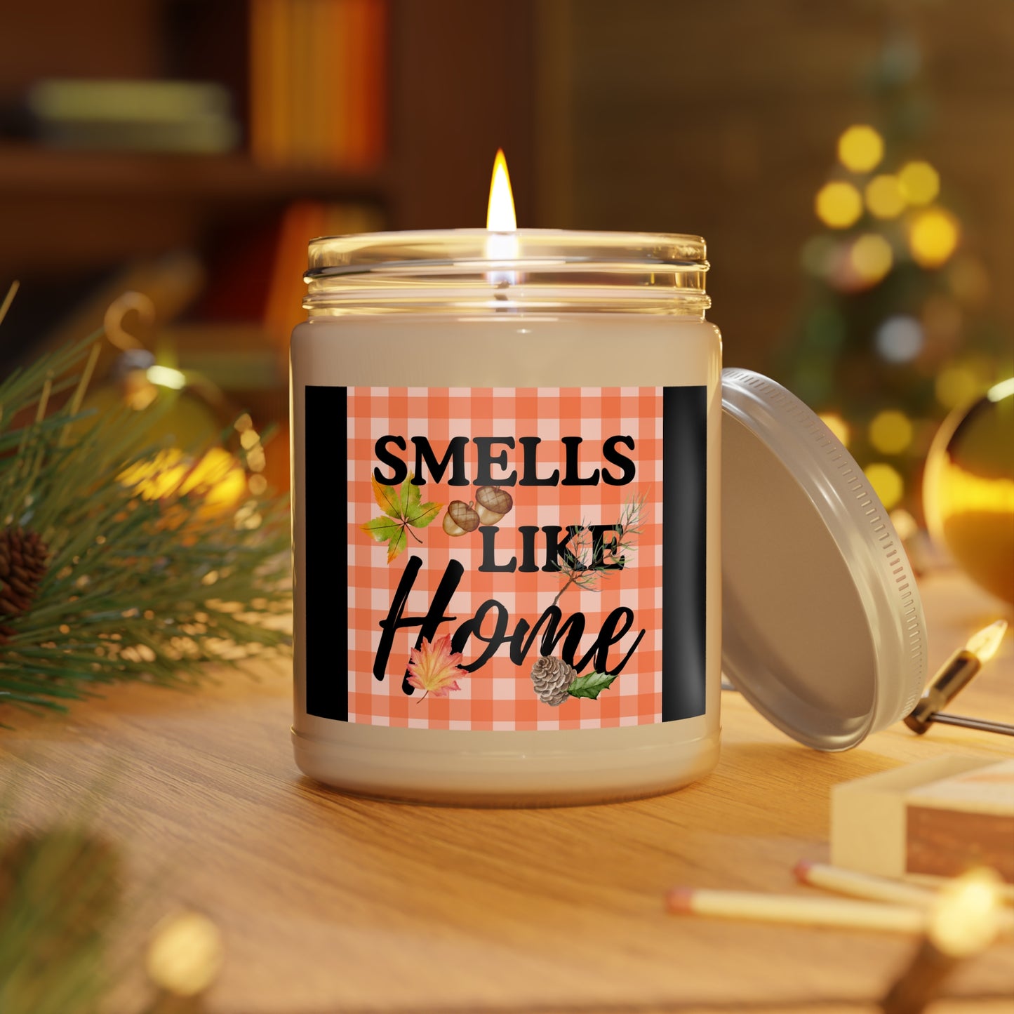 Scented Soy Candle, Smells Like Home, Cozy Gift, Autumn Decor, Relaxation Candle, Home Fragrance, Fall Scented Candles