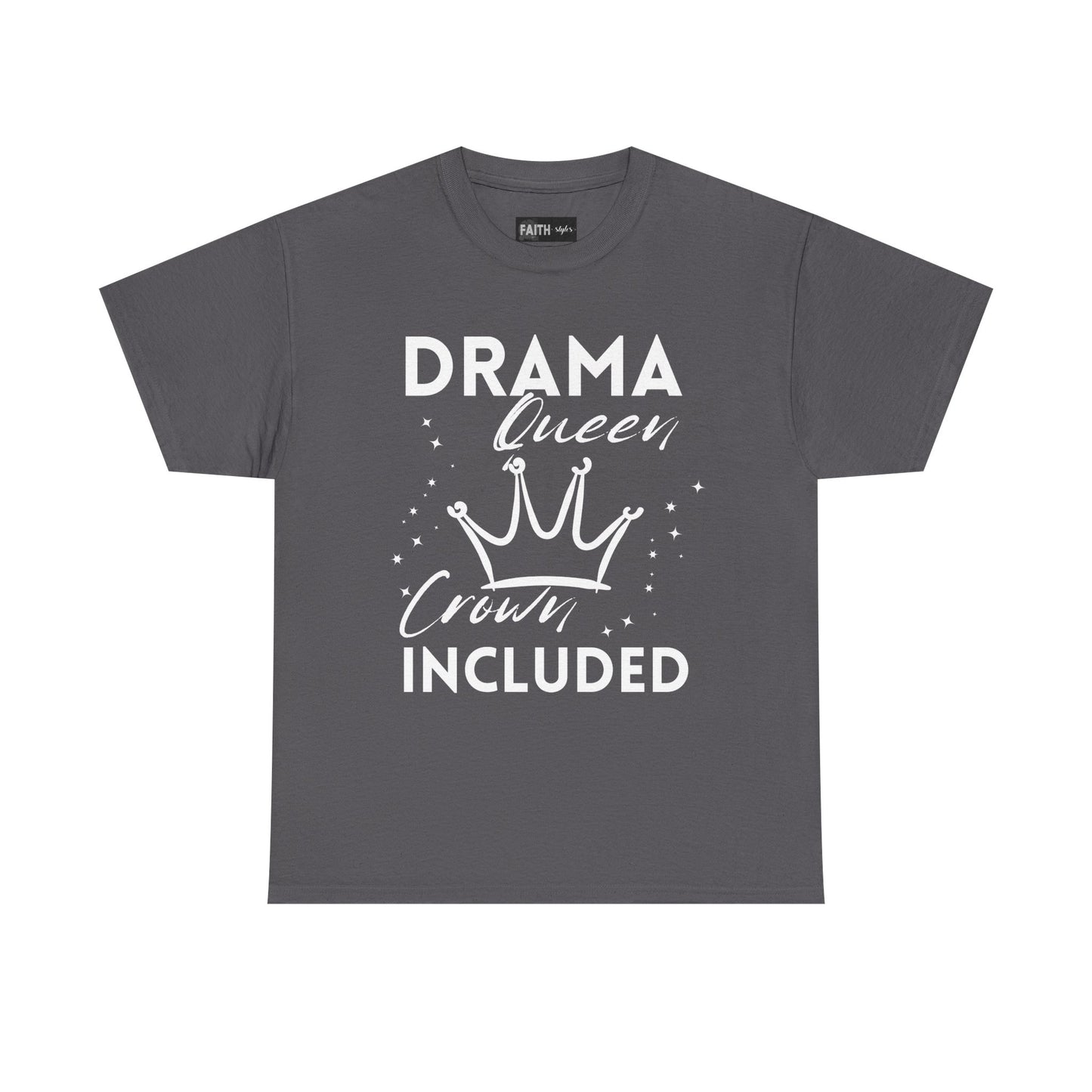 Drama Queen Cotton Tee - Empowering T-Shirt, Gift for Her, Casual Wear, Birthday Celebration, Statement Top
