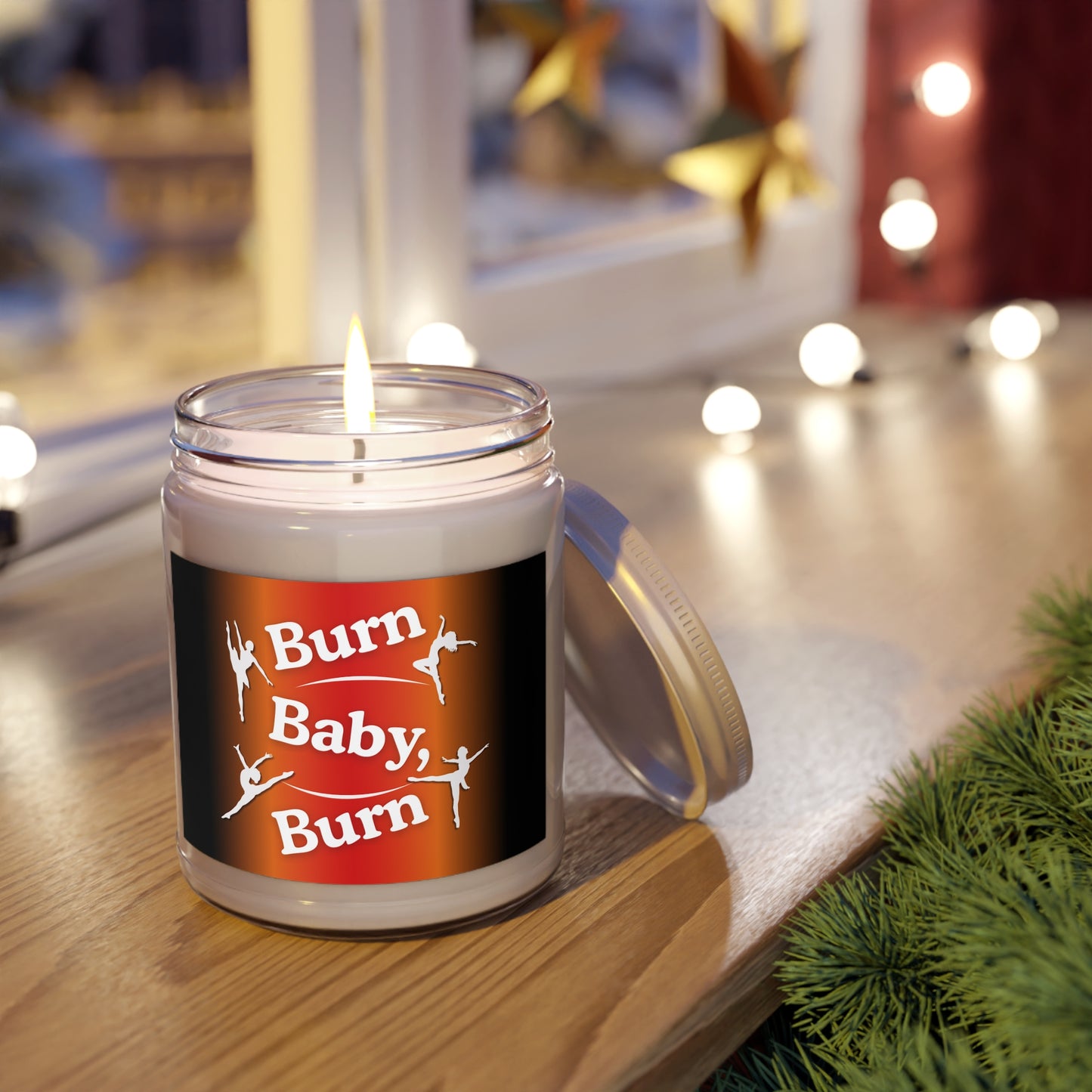 Scented Soy Candles, Cozy Aromatic Candles for Home, Relaxation Gift, Burn Baby Burn Design, Candle Lovers, Home Decor
