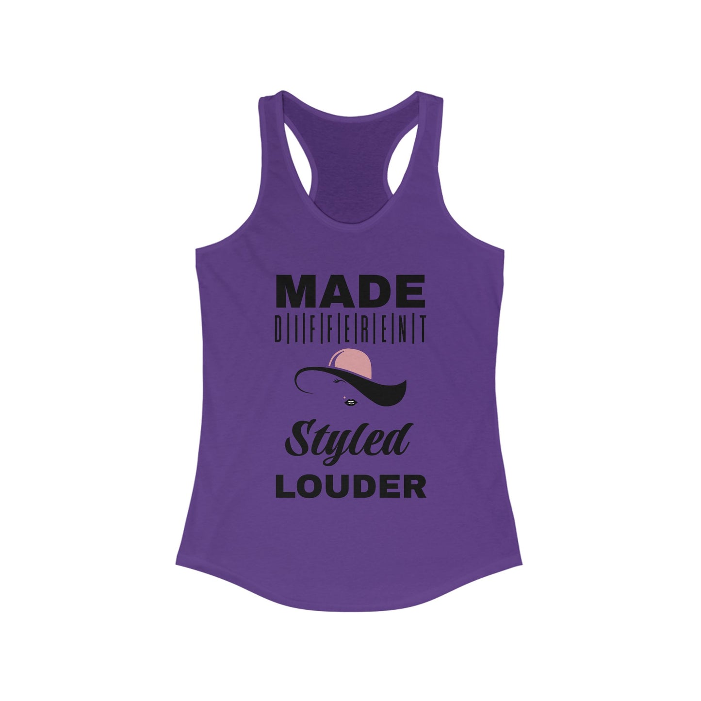 Women's Motivational Racerback Tank, Positive Vibes Shirt, Workout Top, Gym Apparel, Gift for Her