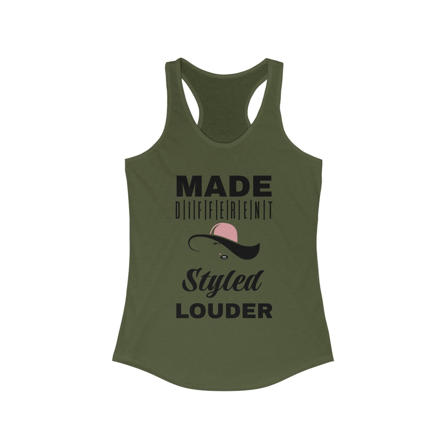 Women's Motivational Racerback Tank, Positive Vibes Shirt, Workout Top, Gym Apparel, Gift for Her