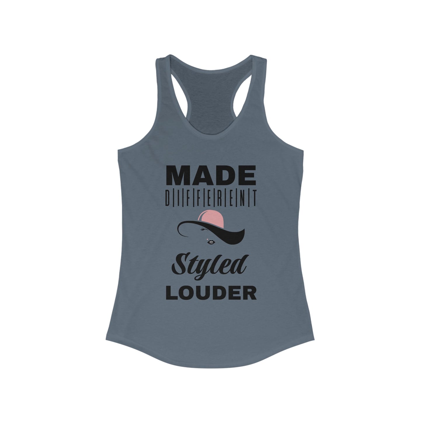 Women's Motivational Racerback Tank, Positive Vibes Shirt, Workout Top, Gym Apparel, Gift for Her