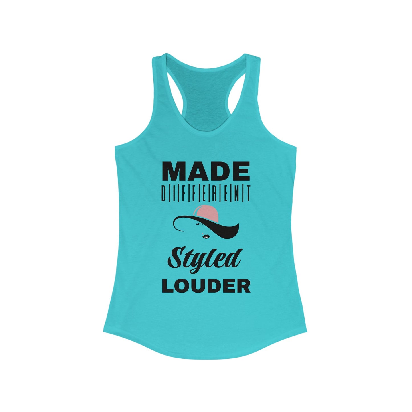 Women's Motivational Racerback Tank, Positive Vibes Shirt, Workout Top, Gym Apparel, Gift for Her